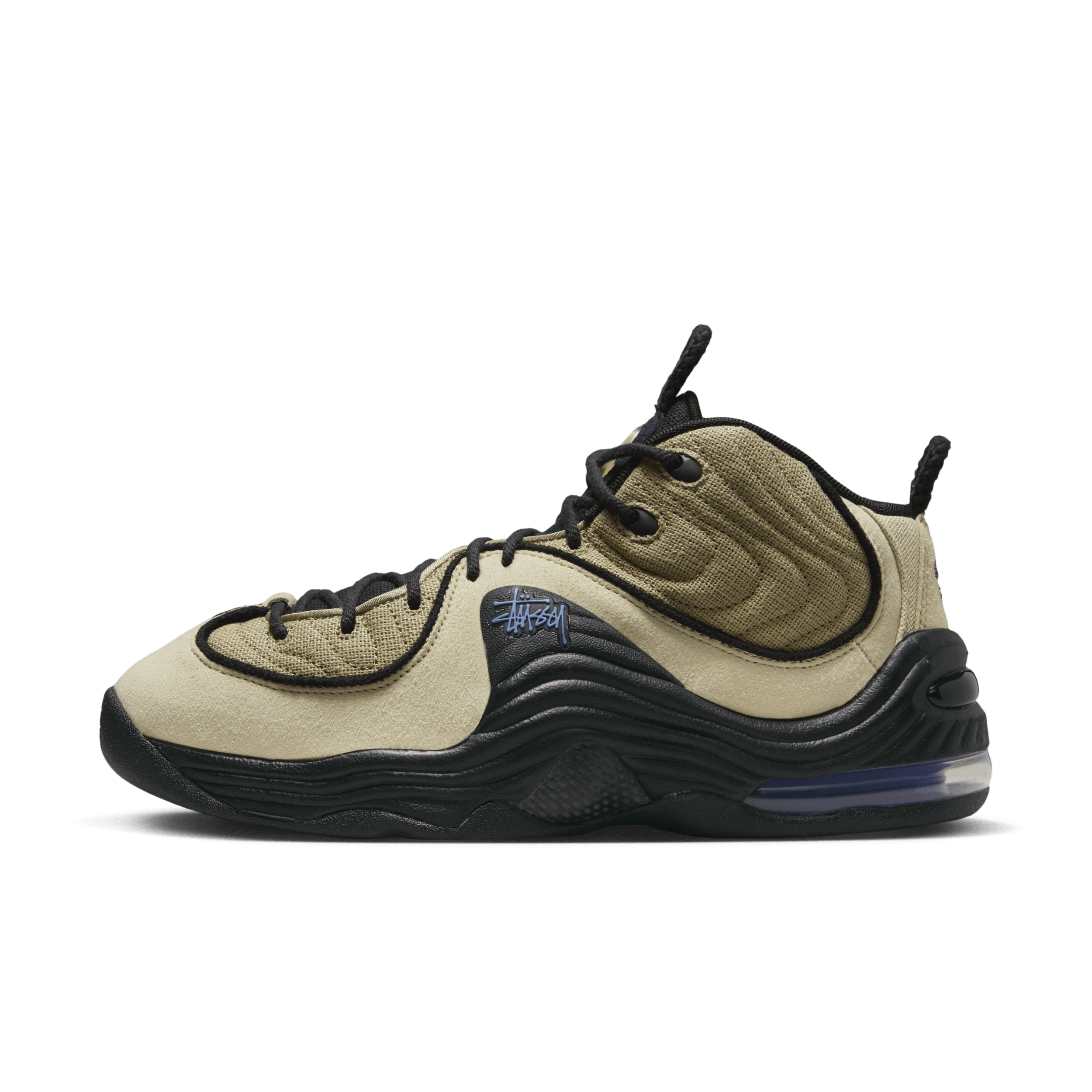 Nike Air Penny 2 x Stüssy-sko til mænd - brun