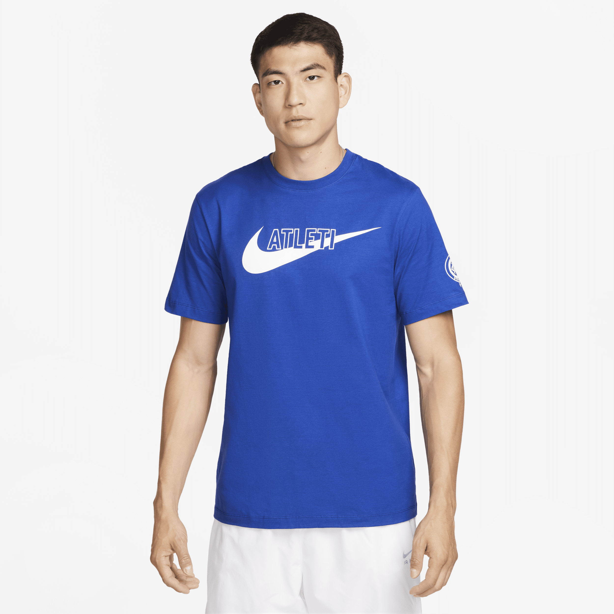 Atlético de Madrid Swoosh Nike T-shirt voor heren - Blauw