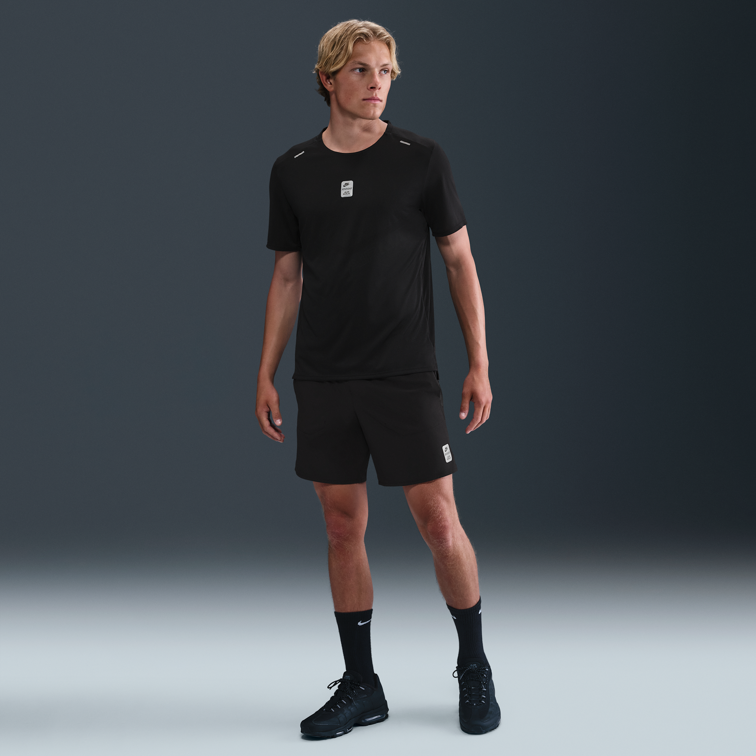 Shorts in tessuto Nike Air Max – Uomo - Nero