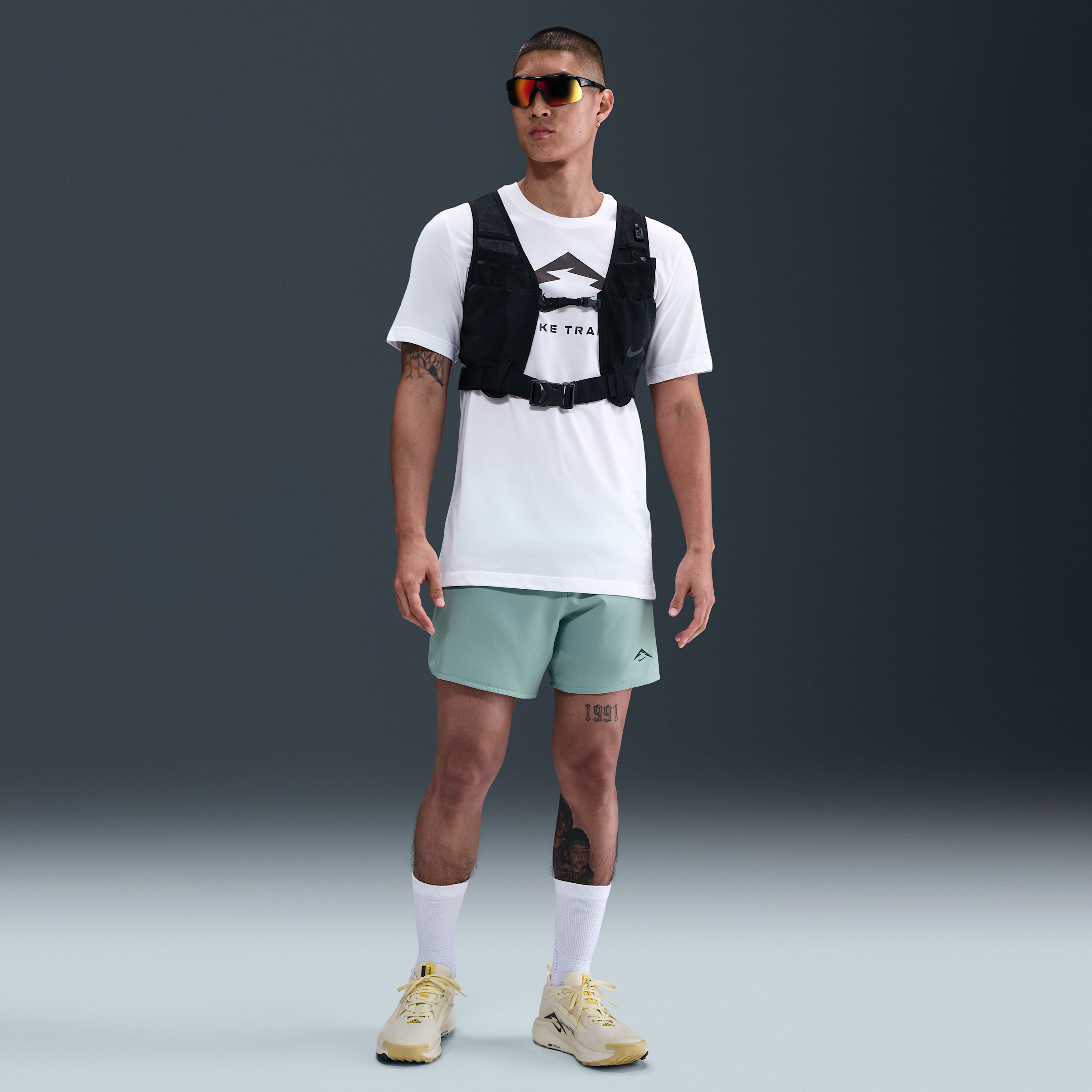 【ナイキ(NIKE)公式ストア】ナイキ トレイル セカンド サンライズ メンズ 13cm Dri-FIT ADV ランニングショートパンツ (インナー付き) HJ3573-017 グリーン 【ナイキ(NIKE)公式ストア】ナイキ トレイル セカンド サンライズ メンズ 13cm Dri-FIT ADV ランニングショートパンツ (インナー付き) HJ3573-017 グリーン