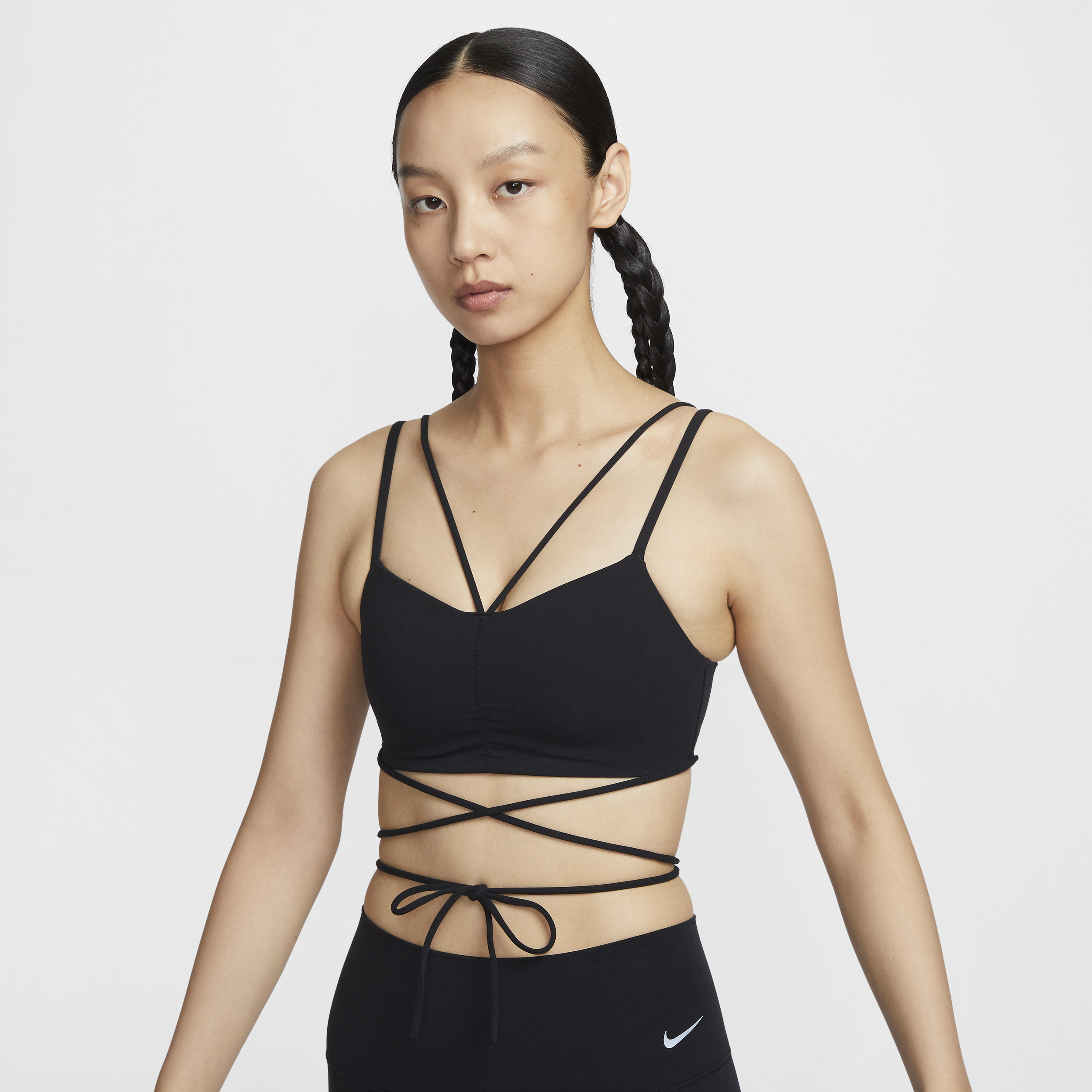 【ナイキ(NIKE)公式ストア】ナイキ ゼンビー ストラッピー ラップ ウィメンズ ライトサポート パッディド スポーツブラ FV6509-010 ブラック 【ナイキ(NIKE)公式ストア】ナイキ ゼンビー ストラッピー ラップ ウィメンズ ライトサポート パッディド スポーツブラ FV6509-010 ブラック