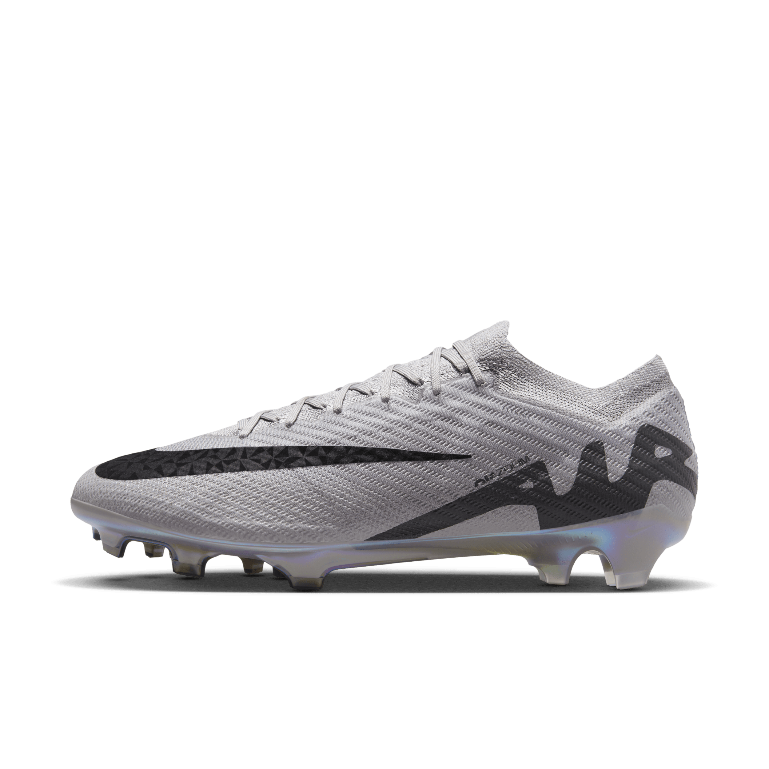 Nike Mercurial Vapor 15 Elite low-top voetbalschoenen (stevige ondergronden) - Grijs