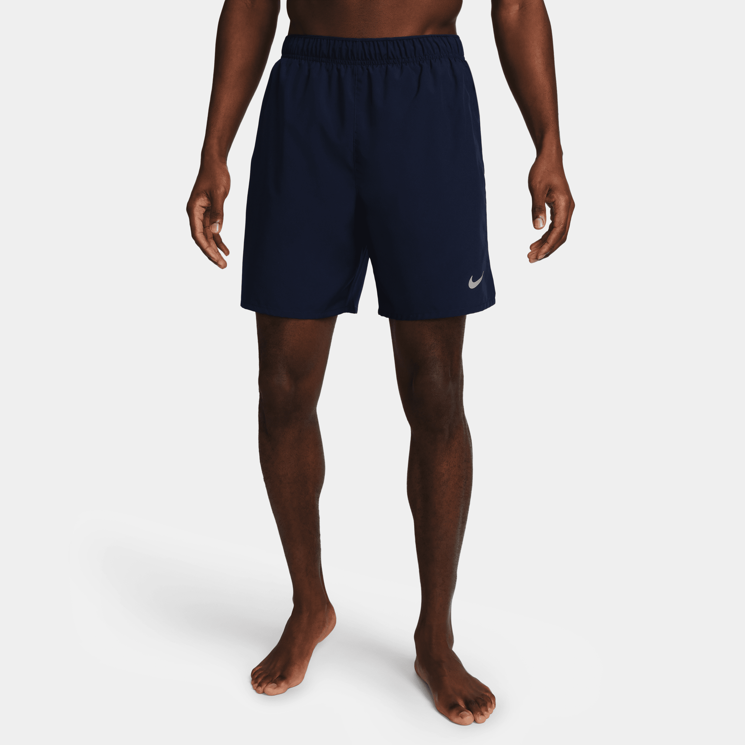 Nike Challenger Dri-FIT 7-løbeshorts (18 cm) med indershorts til mænd - blå