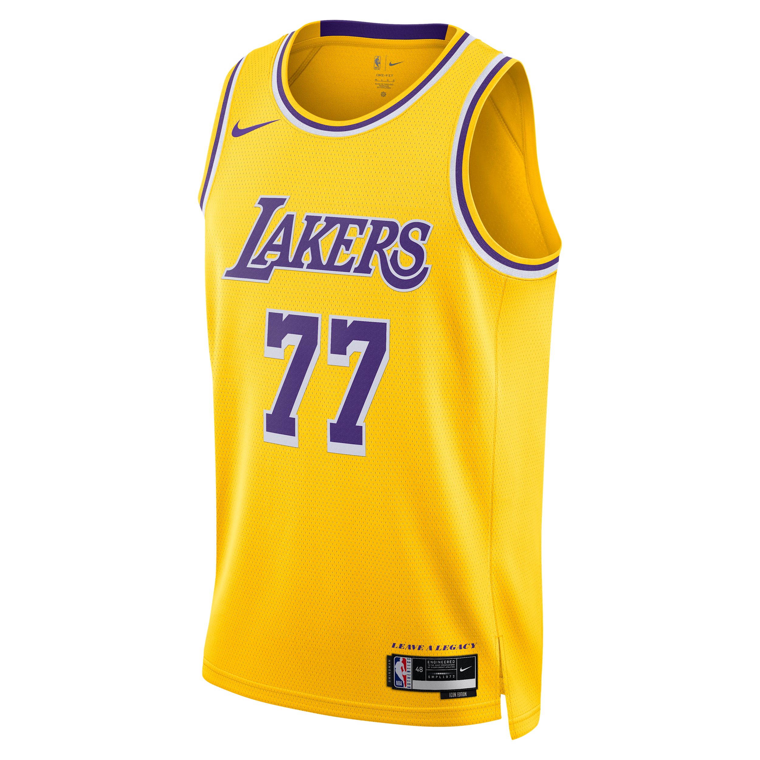 【ナイキ（NIKE）公式ストア】ロサンゼルス レイカーズ アイコン エディション メンズ ナイキ Dri-FIT NBA スウィングマン ジャージー DN2009-741 イエロー