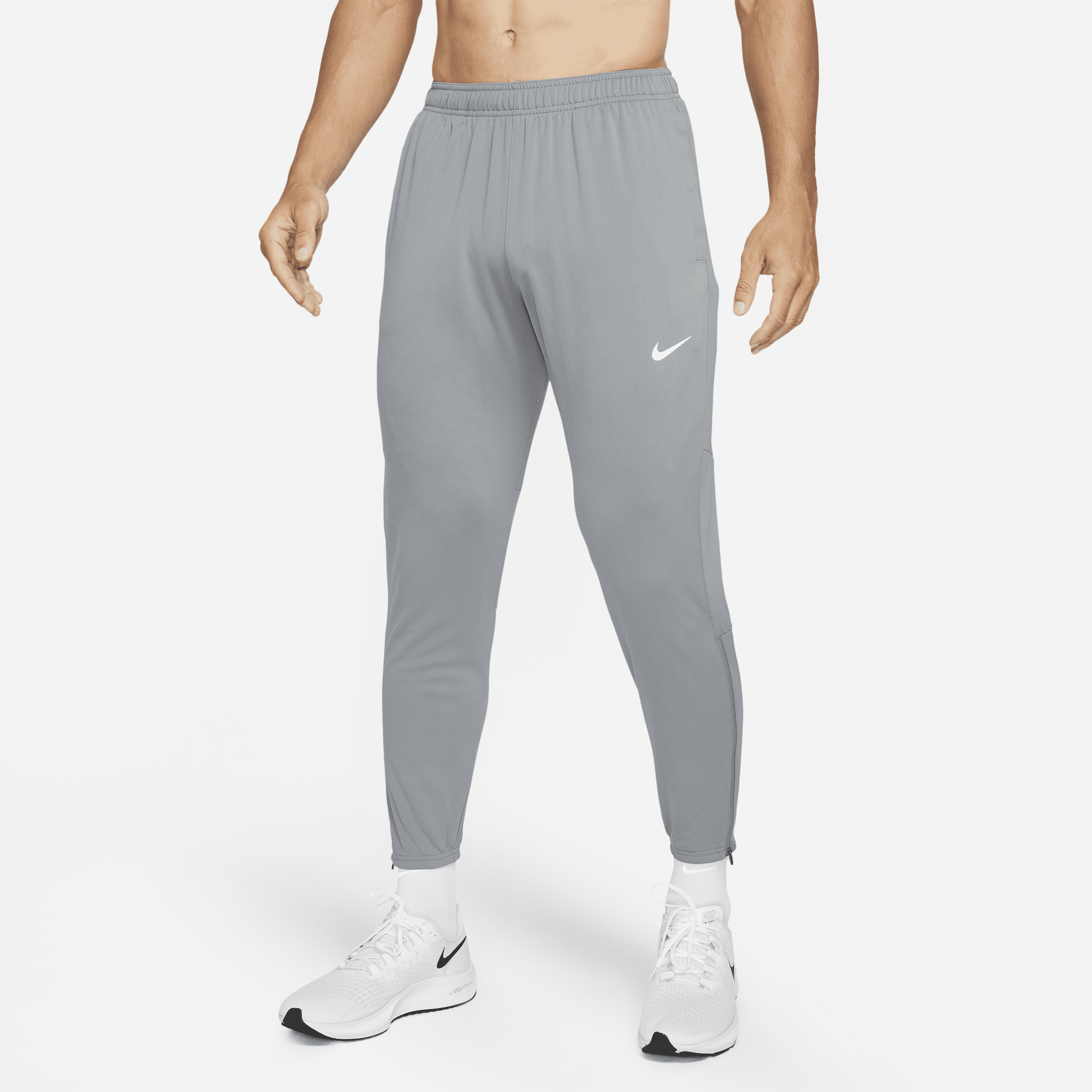Pantaloni da running in maglia Nike Dri-FIT Challenger - Uomo - Grigio