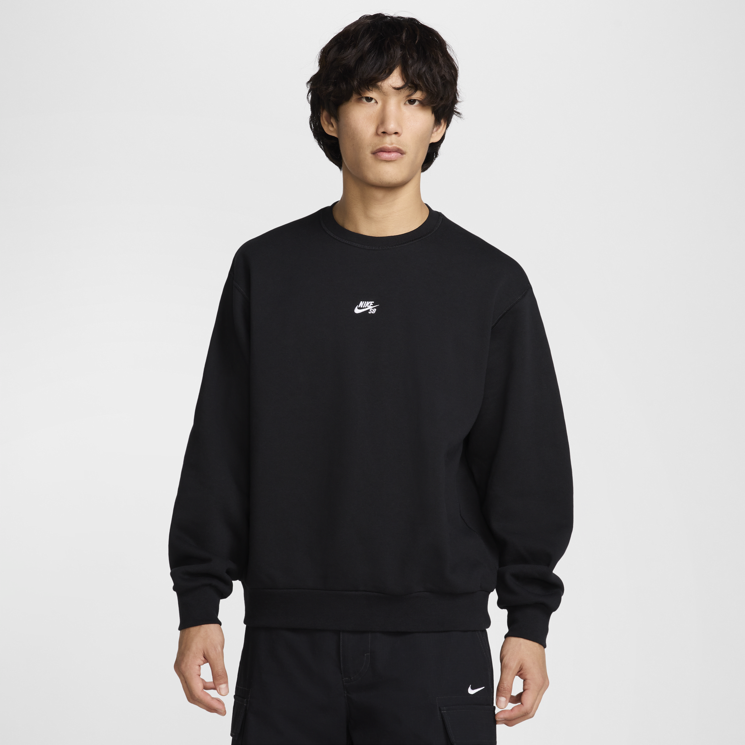 【ナイキ(NIKE)公式ストア】ナイキ SB フリース スケートボードクルー FV7354-010 ブラック 【ナイキ(NIKE)公式ストア】ナイキ SB フリース スケートボードクルー FV7354-010 ブラック