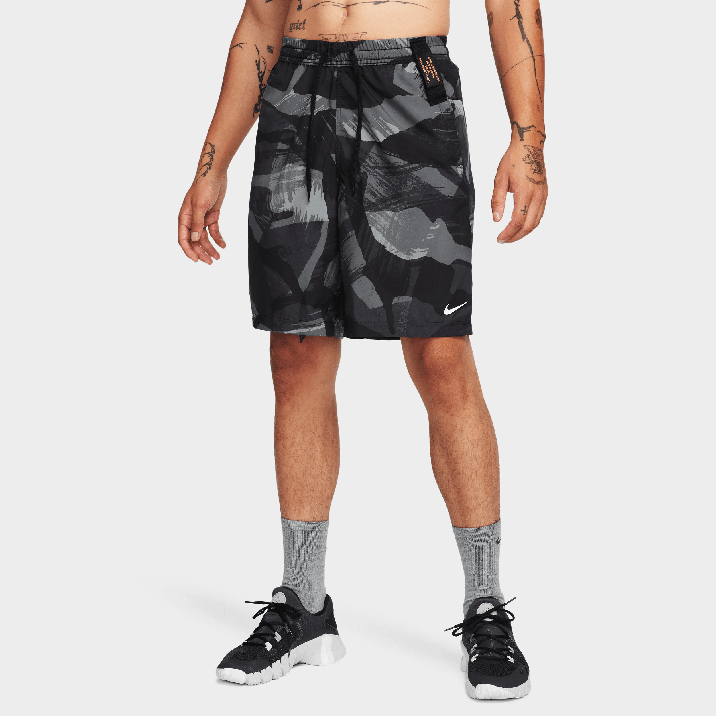 Alsidige Nike Form Dri-FIT-shorts (23 cm) uden for til mænd - sort