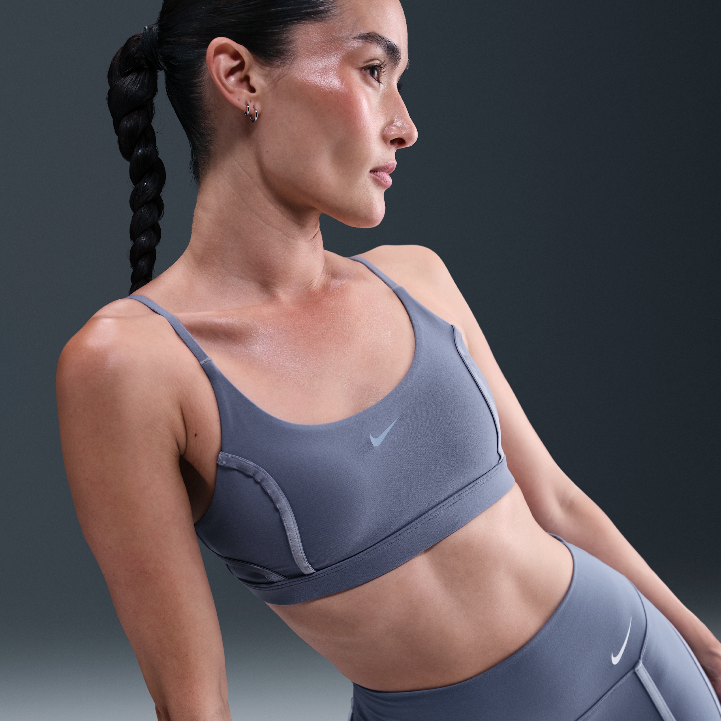 【ナイキ(NIKE)公式ストア】ナイキ ワン ウィメンズ ライトサポート パッディド スポーツブラ HQ2811-499 ブルー 【ナイキ(NIKE)公式ストア】ナイキ ワン ウィメンズ ライトサポート パッディド スポーツブラ HQ2811-499 ブルー