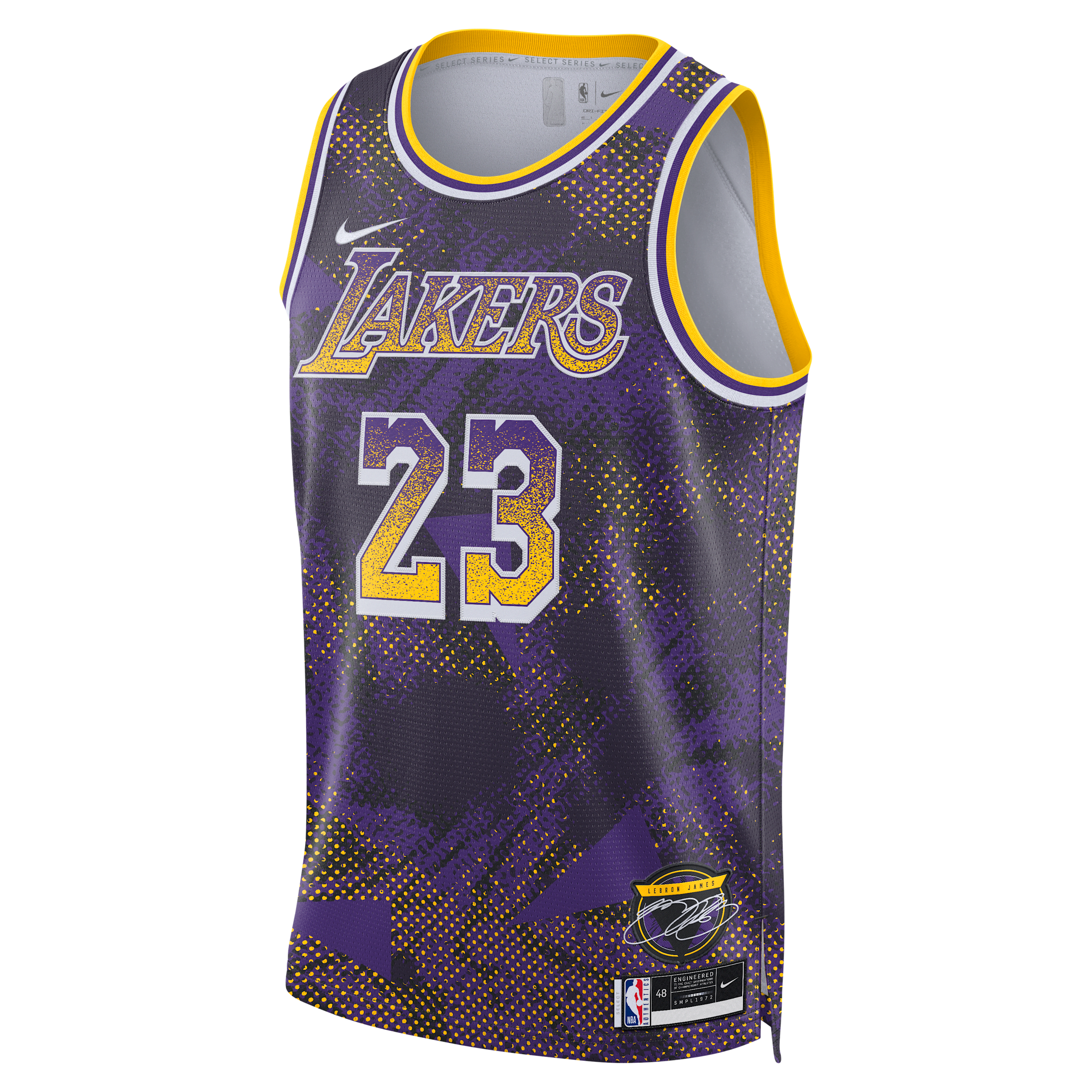 【ナイキ(NIKE)公式ストア】レブロン ジェームズ ロサンゼルス レイカーズ 2025/26 セレクト シリーズ メンズ ナイキ Dri-FIT NBA スウィングマン ジャージー HJ4066-504 パープル 【ナイキ(NIKE)公式ストア】レブロン ジェームズ ロサンゼルス レイカーズ 2025/26 セレクト シリーズ メンズ ナイキ Dri-FIT NBA スウィングマン ジャージー HJ4066-504 パープル