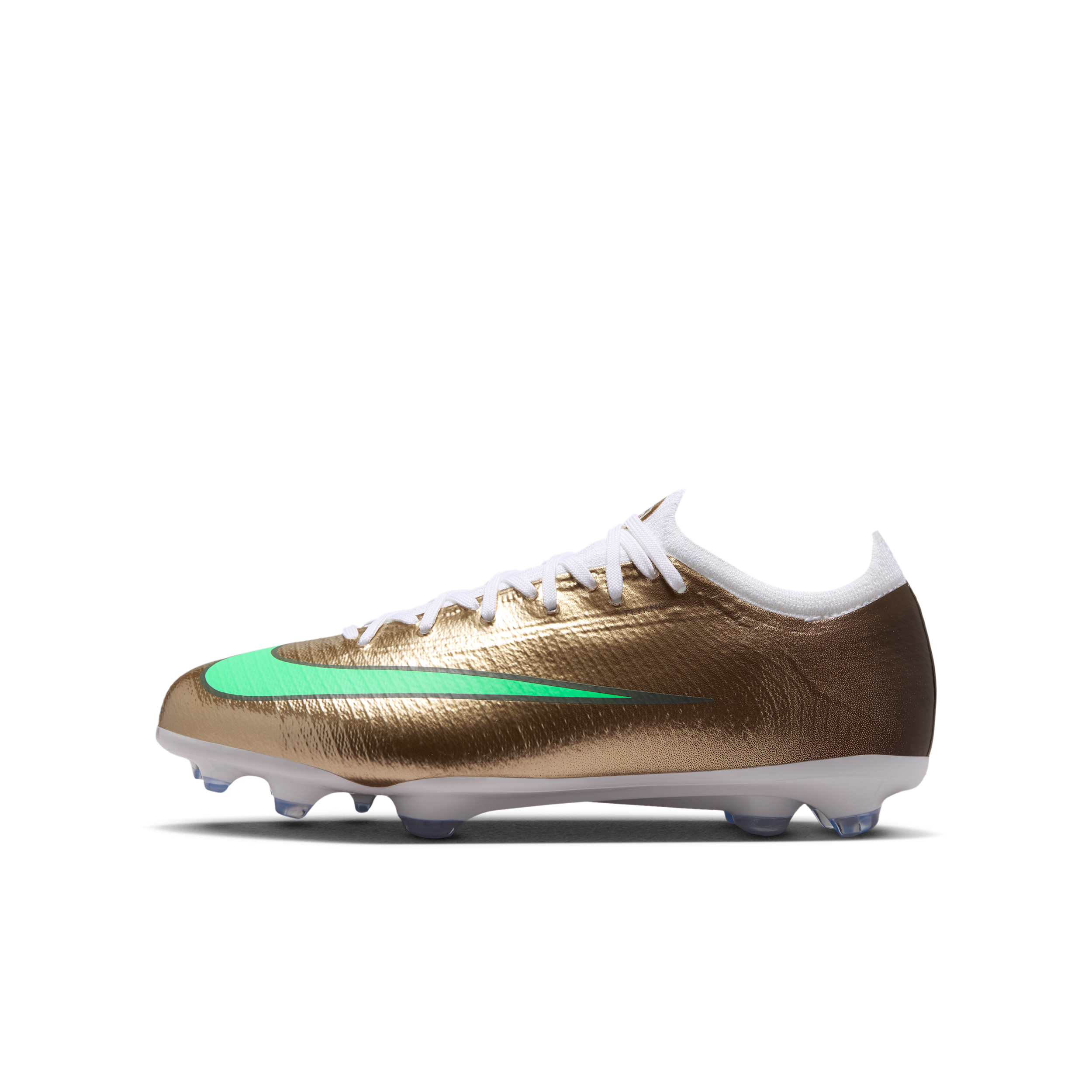 Chaussure de foot basse à crampons pour terrain sec Nike Jr. Mercurial Vapor 17 Pro "Kylian Mbappé" pour pré-ado - Marron