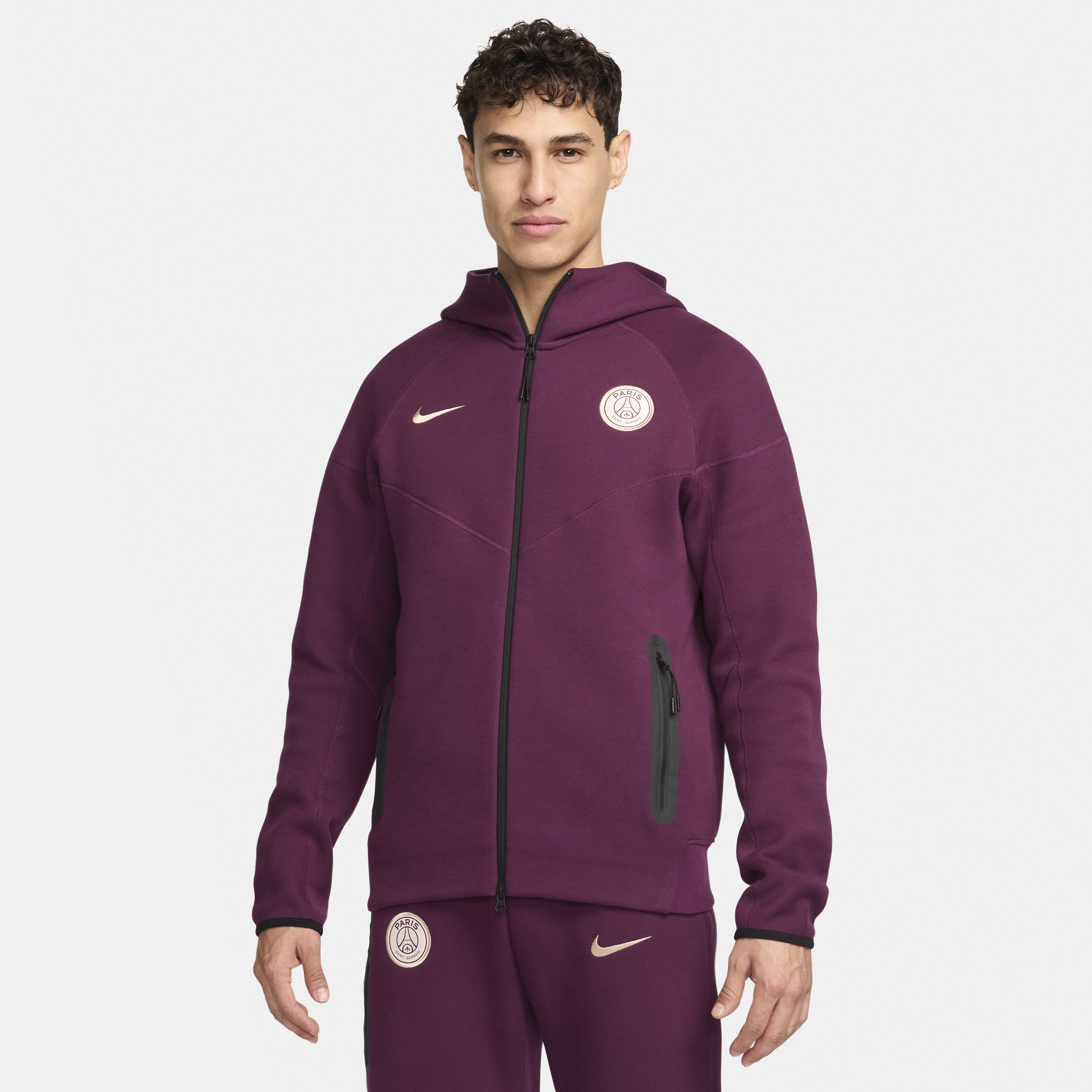 Nike Paris Saint Germain 24 25 NSW Tech Fleece FZ Hoodie | FZ4689