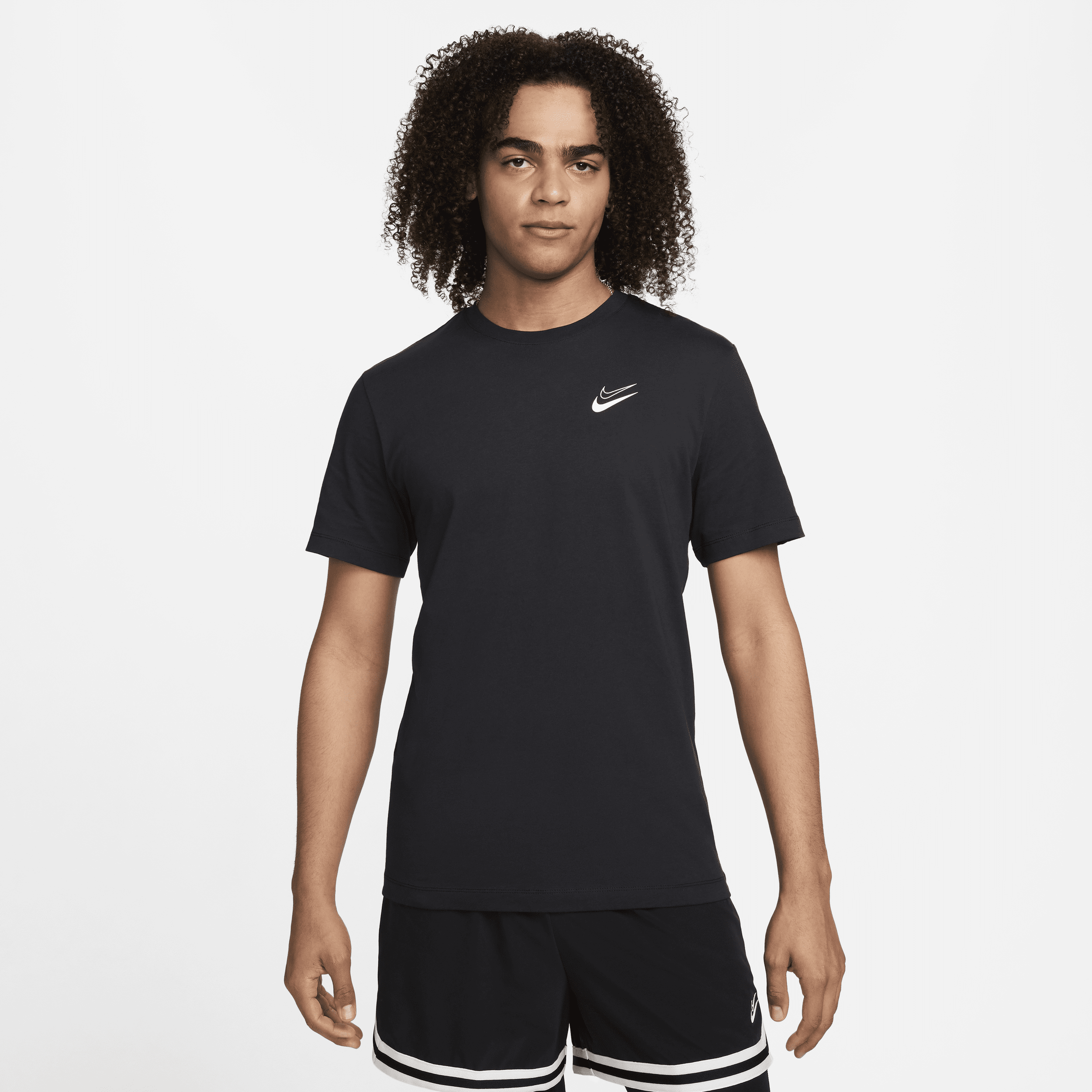 Nike Kevin Durant-basketball-T-shirt til mænd - sort
