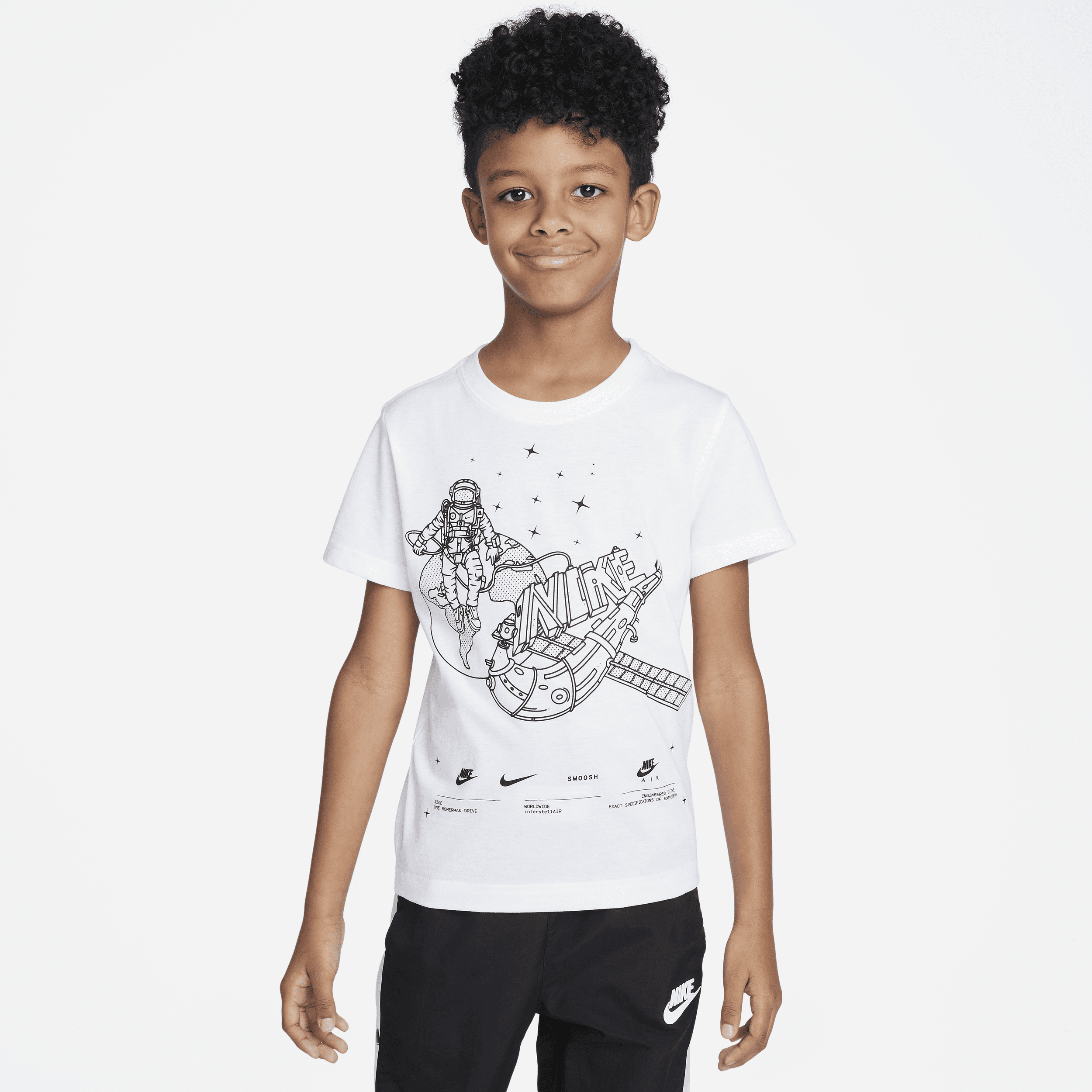 T-shirt Nike Satelite Graphic Tee – Bambino/a - Bianco