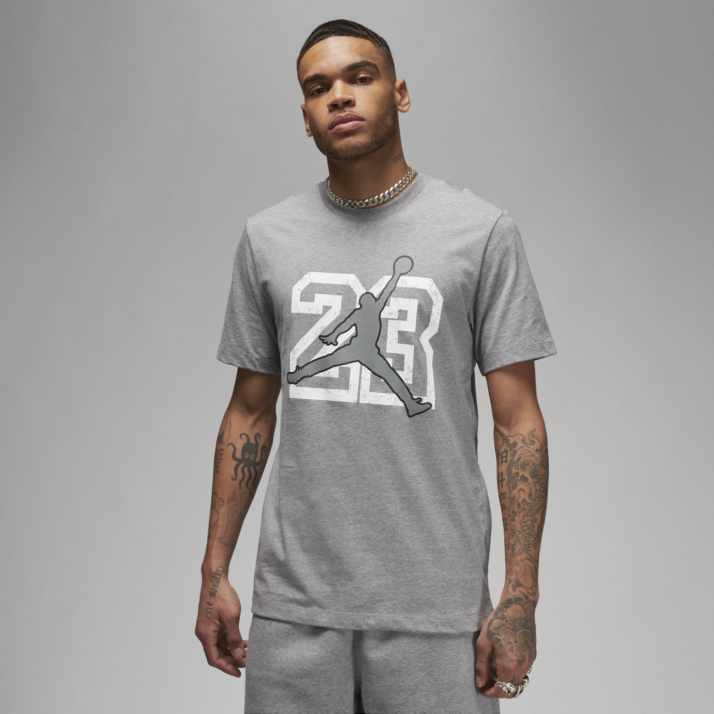 Nike T-shirt Jordan Flight Essentials - Uomo - Grigio