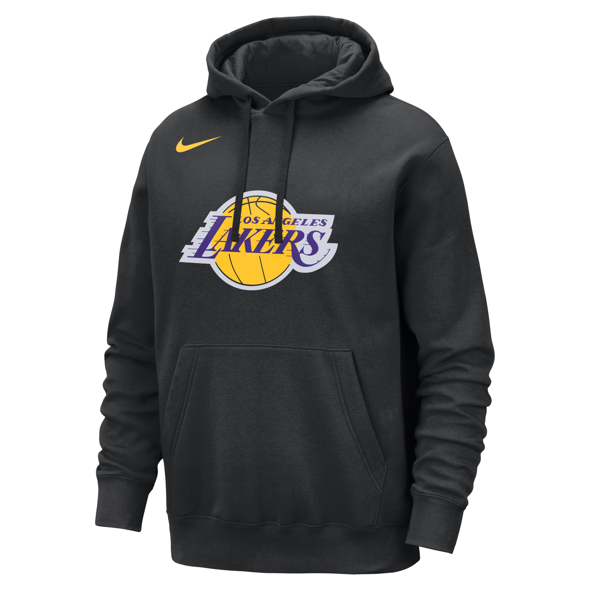 Los Angeles Lakers Club Nike NBA-hoodie voor heren - Zwart