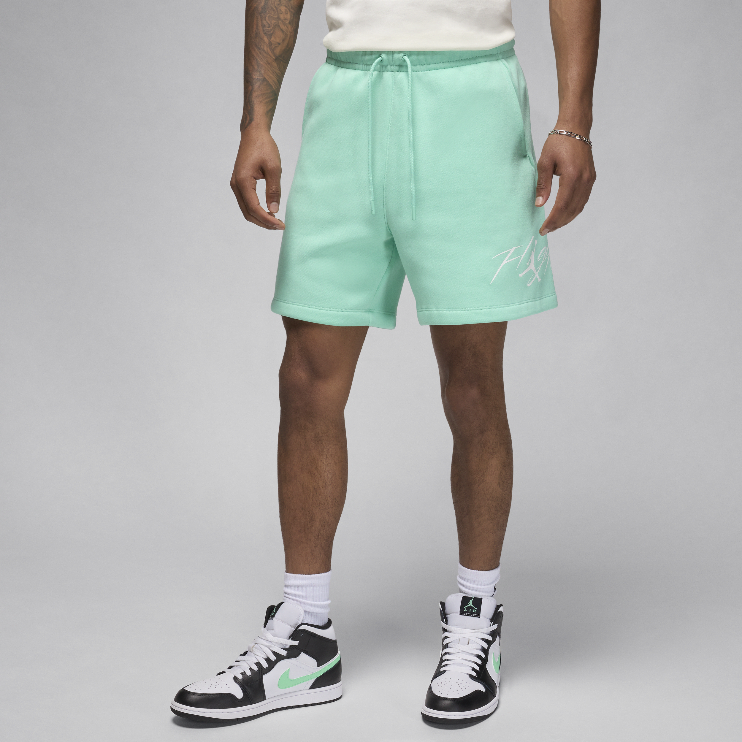Jordan Brooklyn Fleece Pantalón corto - Hombre - Verde