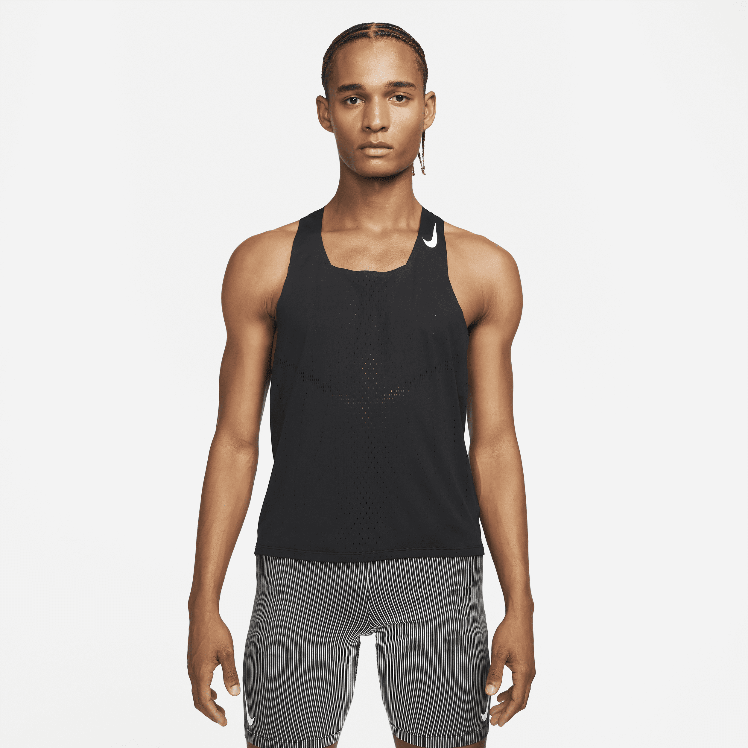 Nike Dri-FIT ADV AeroSwift Camiseta de running para competición - Hombre - Negro