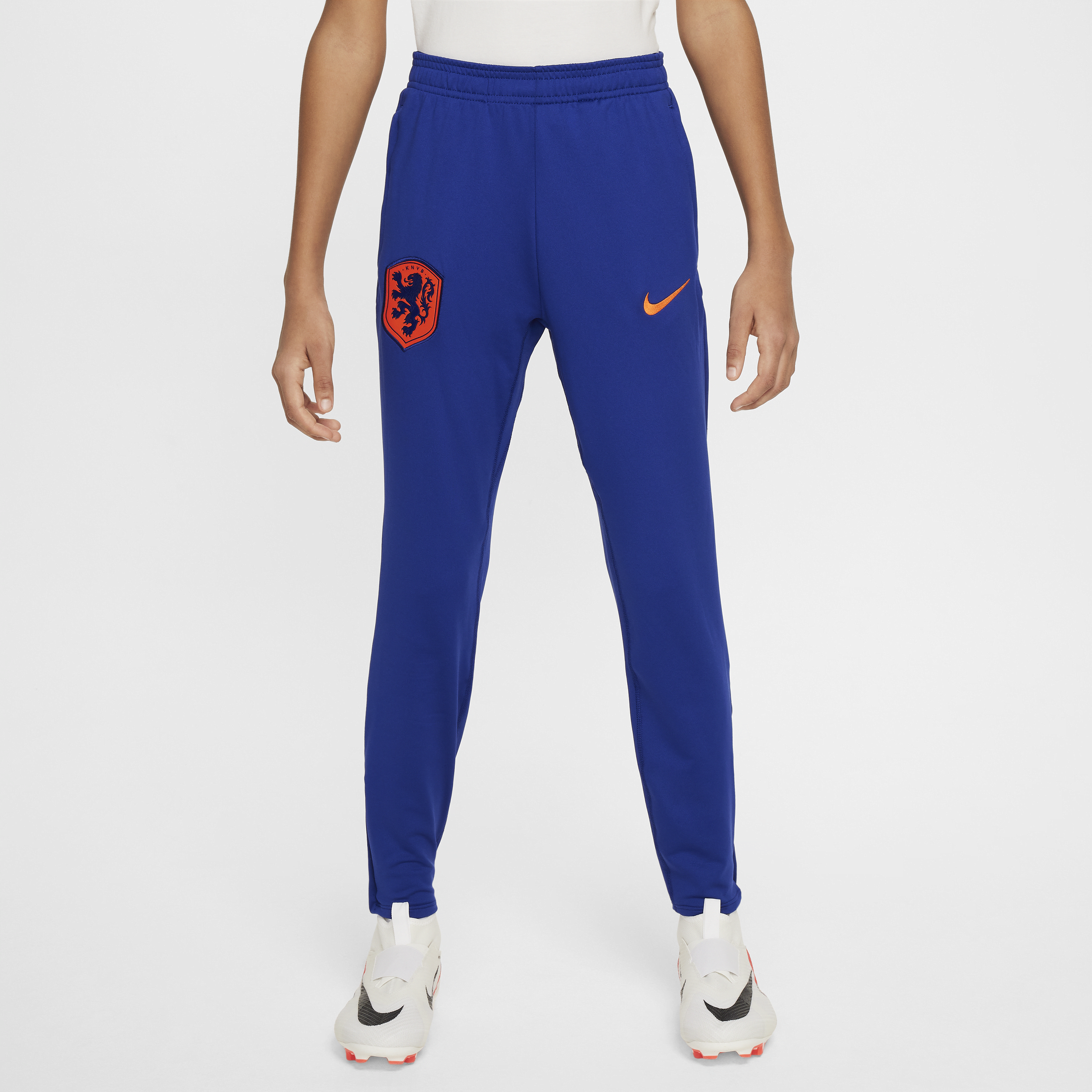 Pantaloni da calcio in maglia Nike Dri-FIT Olanda Strike – Ragazzo/a - Blu