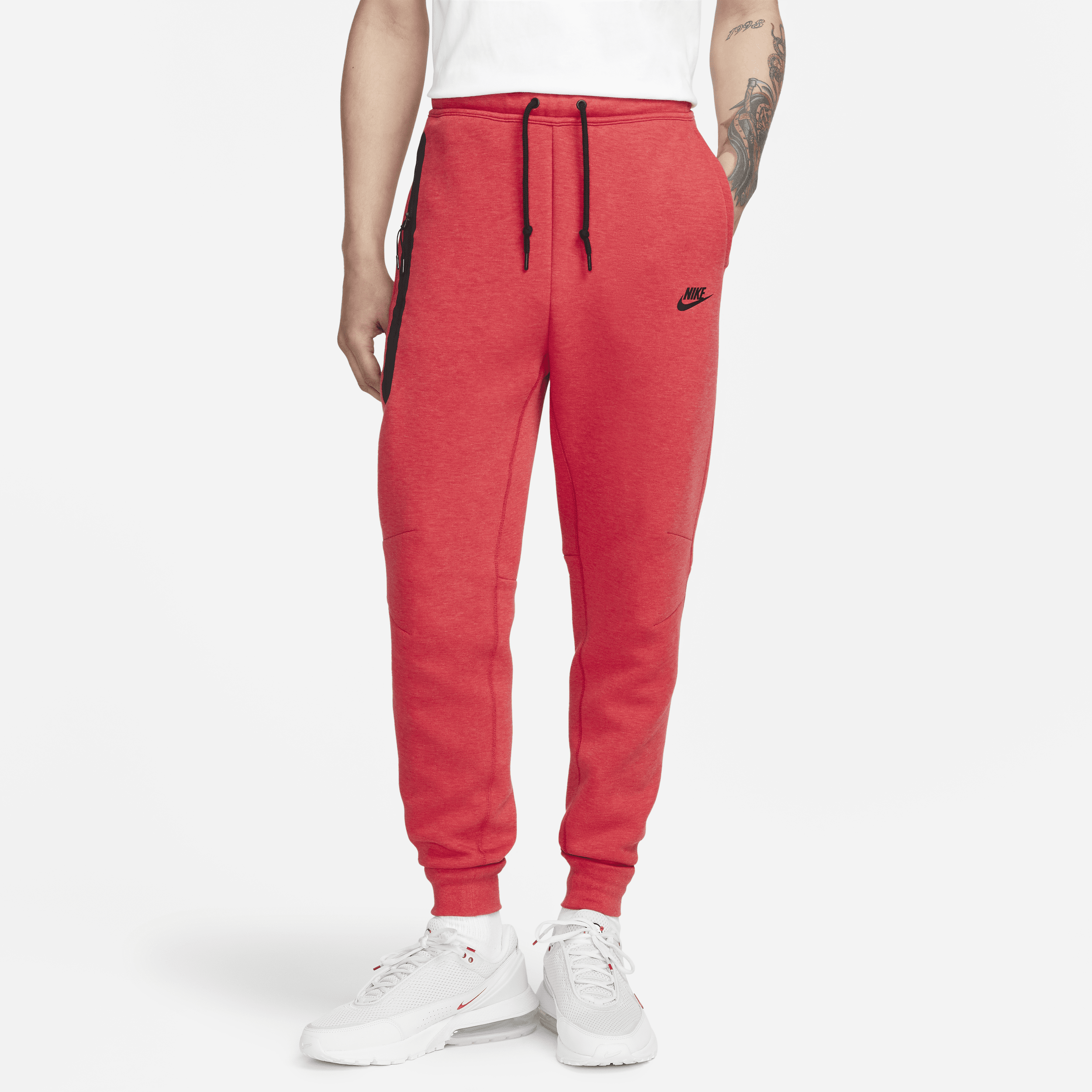 Nike Sportswear Tech Fleece-joggers til mænd - rød