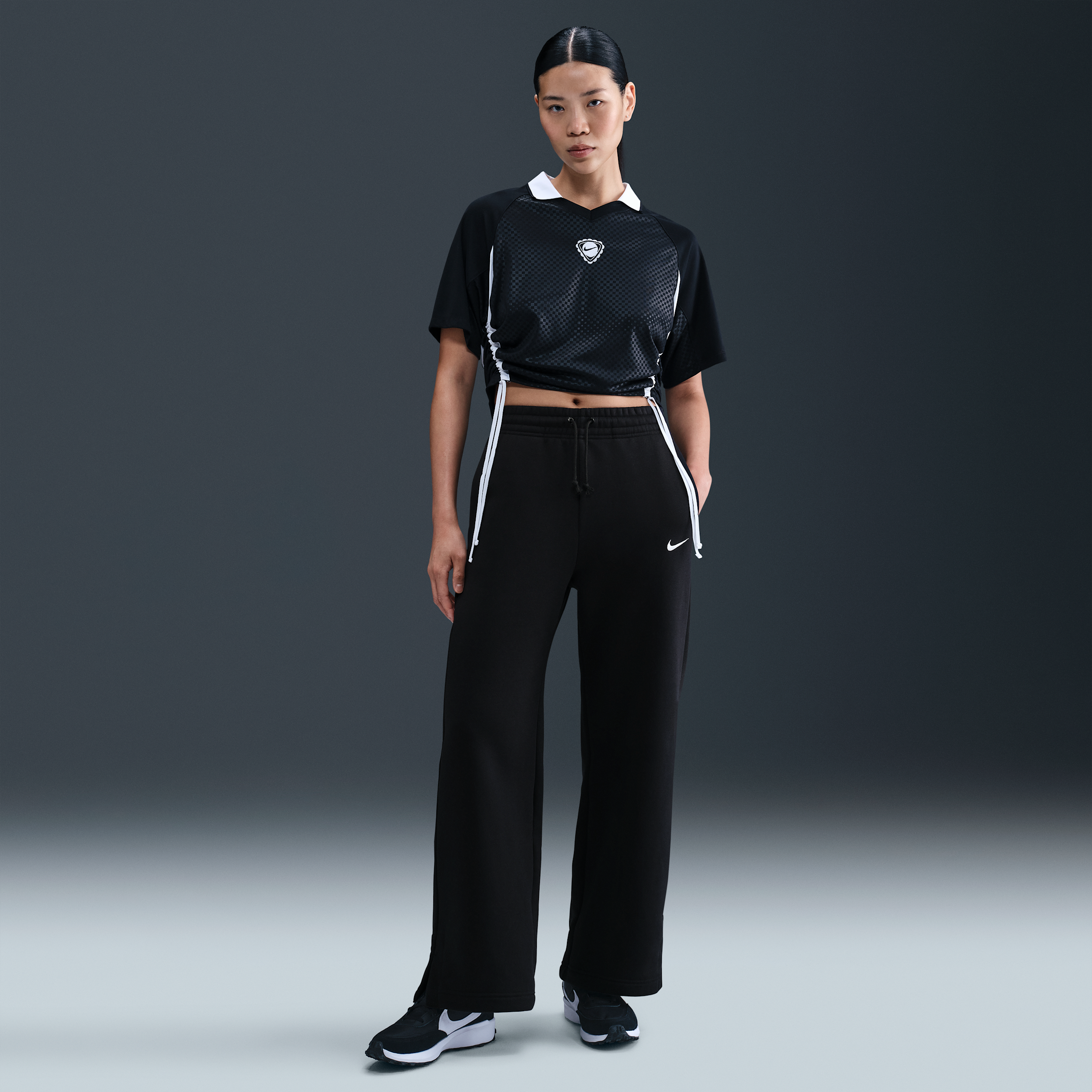 【ナイキ(NIKE)公式ストア】ナイキ スポーツウェア フェニックス フリース ウィメンズ ハイウエスト ワイドレッグ パンツ IH1012-010 ブラック 【ナイキ(NIKE)公式ストア】ナイキ スポーツウェア フェニックス フリース ウィメンズ ハイウエスト ワイドレッグ パンツ IH1012-010 ブラック