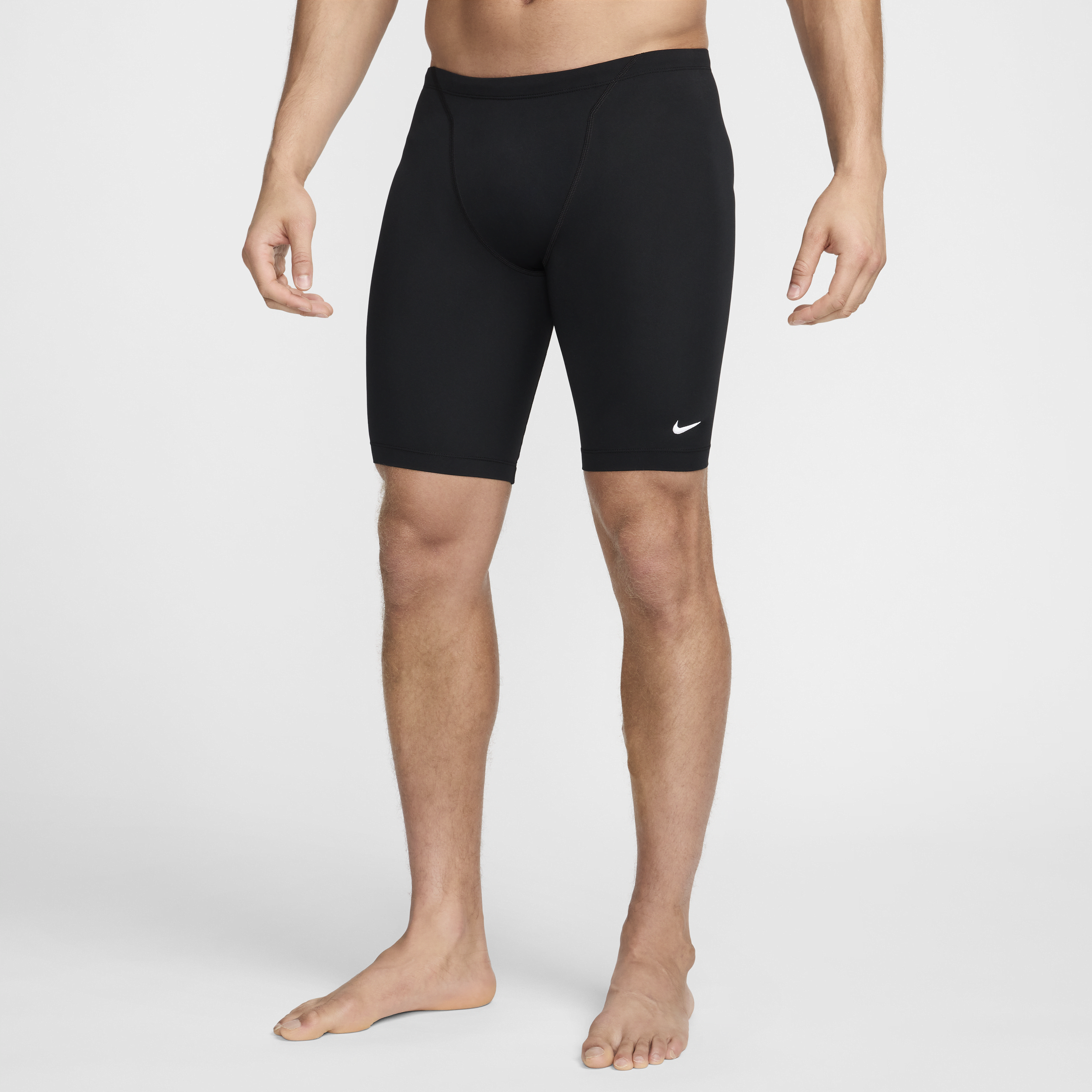 Nike Solid-jammer-badebukser til mænd - sort