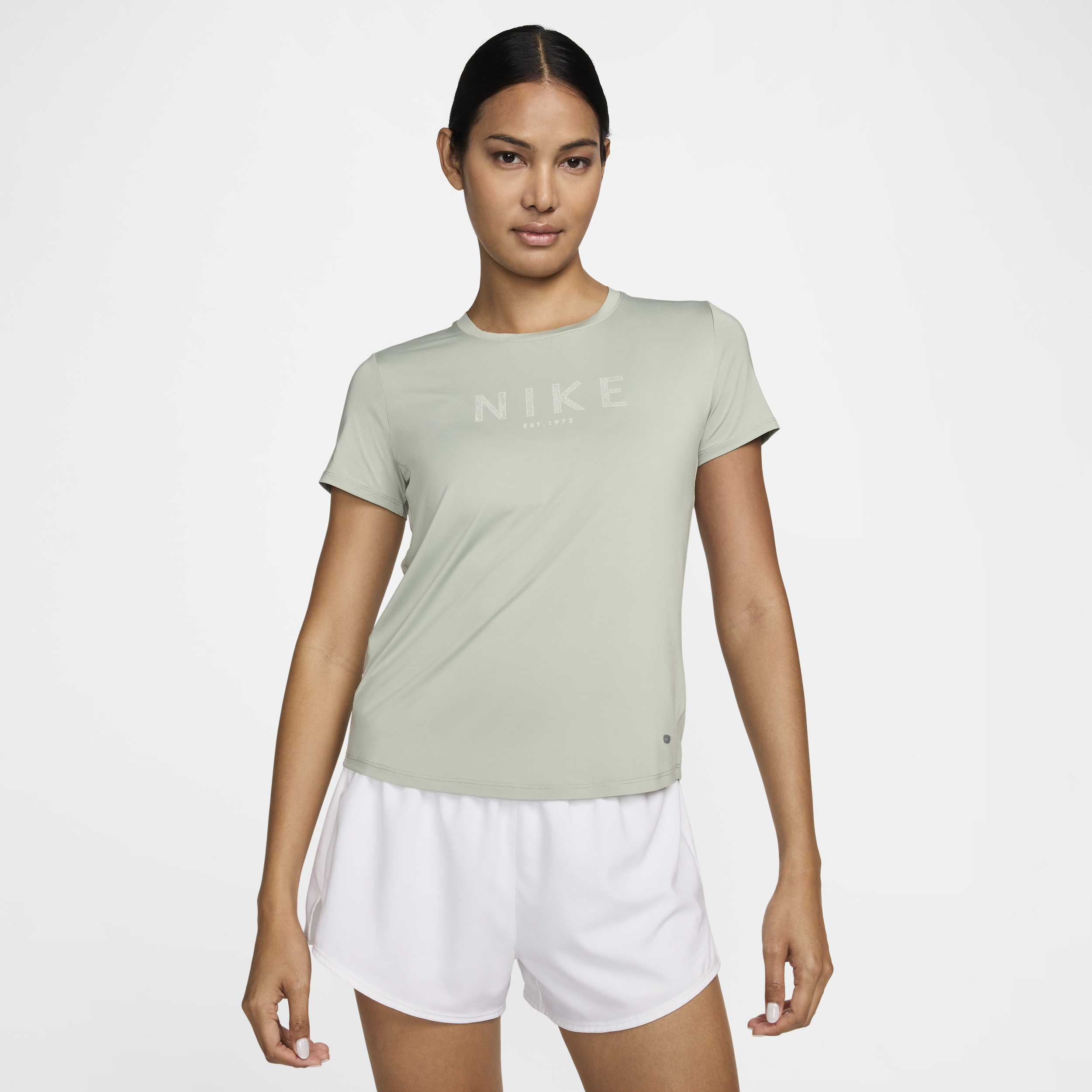 【ナイキ(NIKE)公式ストア】ナイキ ワン ウィメンズ Dri-FIT ショートスリーブ トップ HJ6992-370 グリーン 【ナイキ(NIKE)公式ストア】ナイキ ワン ウィメンズ Dri-FIT ショートスリーブ トップ HJ6992-370 グリーン