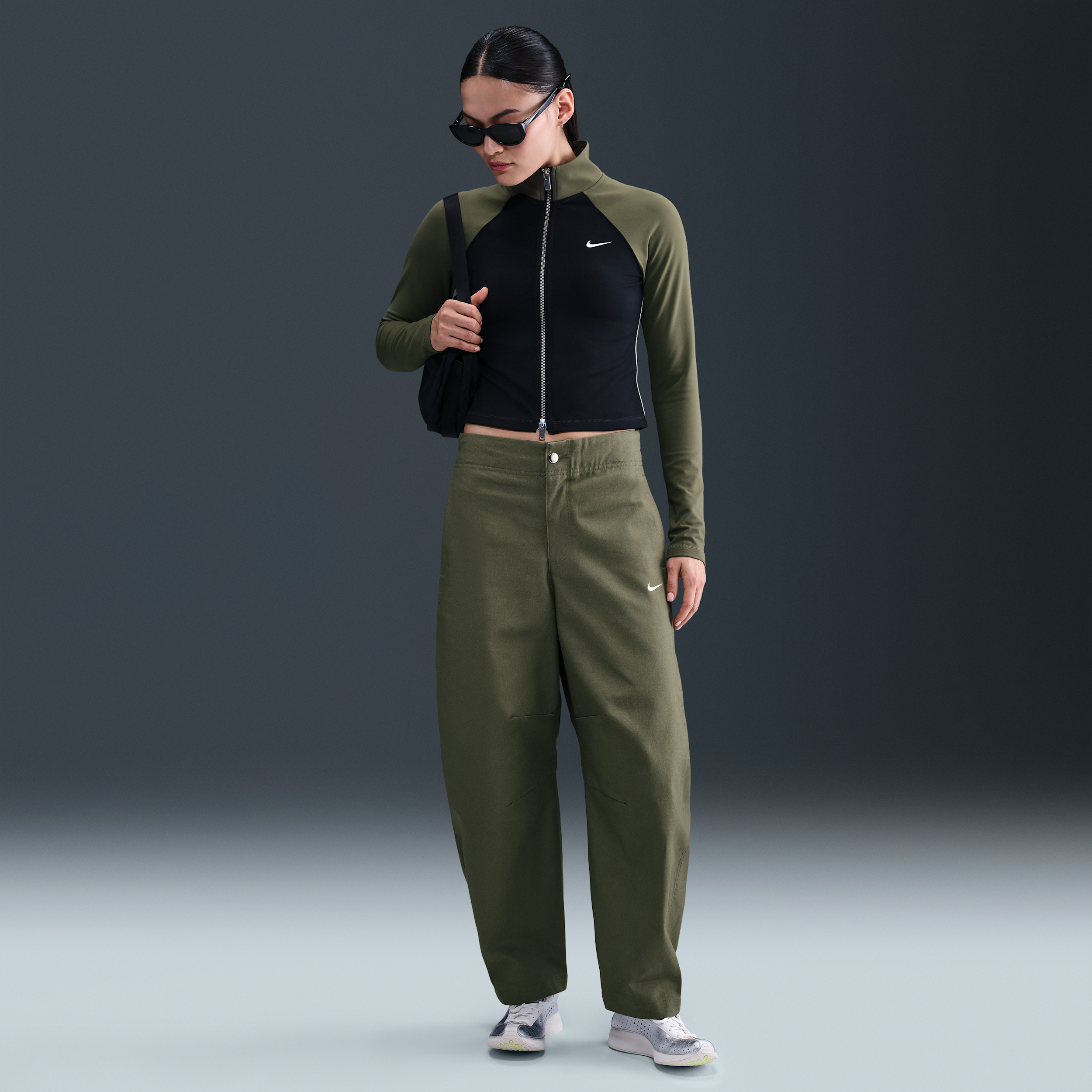 【ナイキ(NIKE)公式ストア】ナイキ スポーツウェア ウィメンズ バレルパンツ HV2087-222 グリーン 【ナイキ(NIKE)公式ストア】ナイキ スポーツウェア ウィメンズ バレルパンツ HV2087-222 グリーン