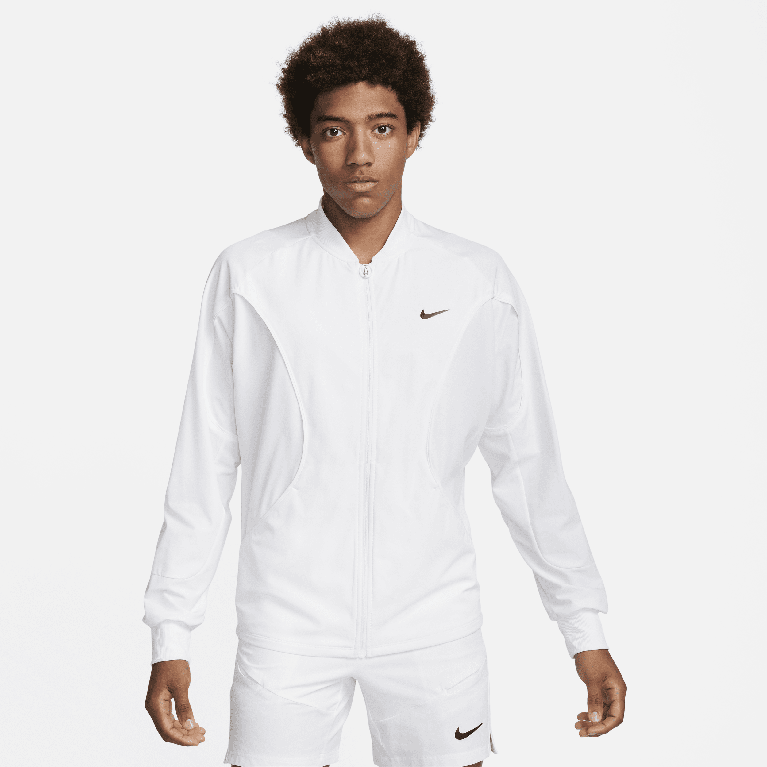 Giacca da tennis Dri-FIT NikeCourt Advantage – Uomo - Bianco