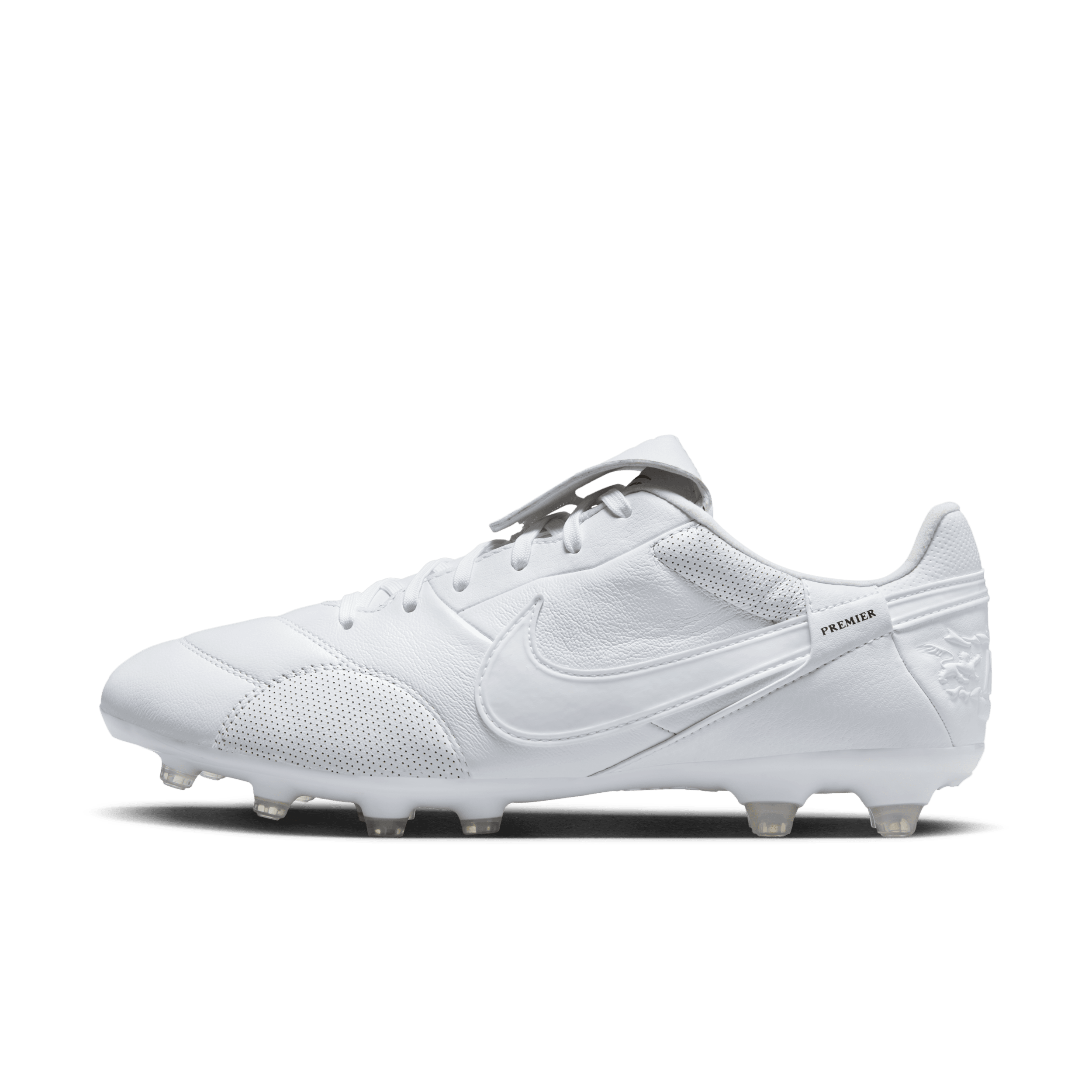NikePremier 3 voetbalschoen (stevige ondergrond) - Wit