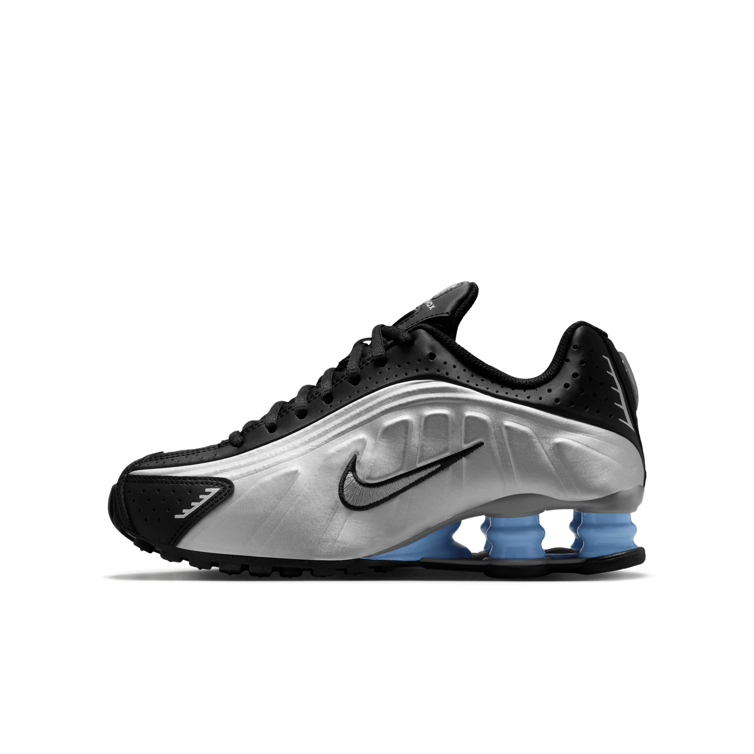 【ナイキ(NIKE)公式ストア】ナイキ ショックス R4 ジュニアシューズ CW2626-004 グレー 【ナイキ(NIKE)公式ストア】ナイキ ショックス R4 ジュニアシューズ CW2626-004 グレー