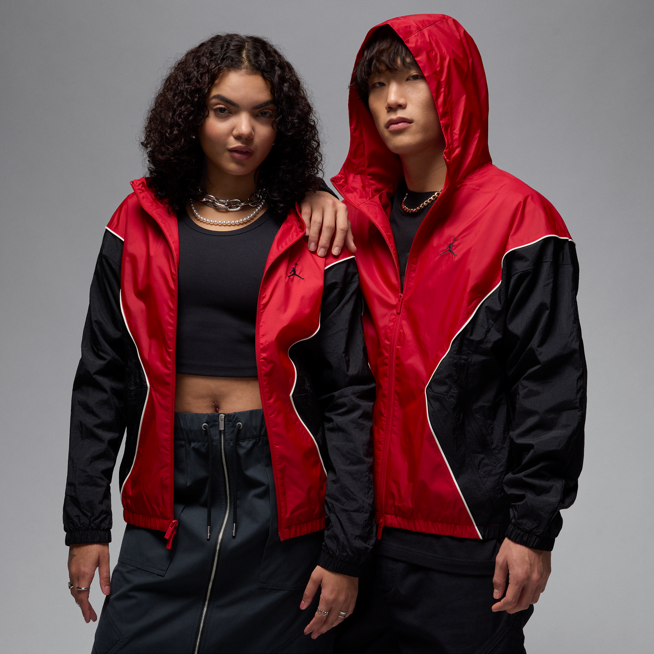 【ナイキ(NIKE)公式ストア】ジョーダン ブルックリン メンズ フーデッド ドラフト ジャケット HF9333-636 レッド 【ナイキ(NIKE)公式ストア】ジョーダン ブルックリン メンズ フーデッド ドラフト ジャケット HF9333-636 レッド