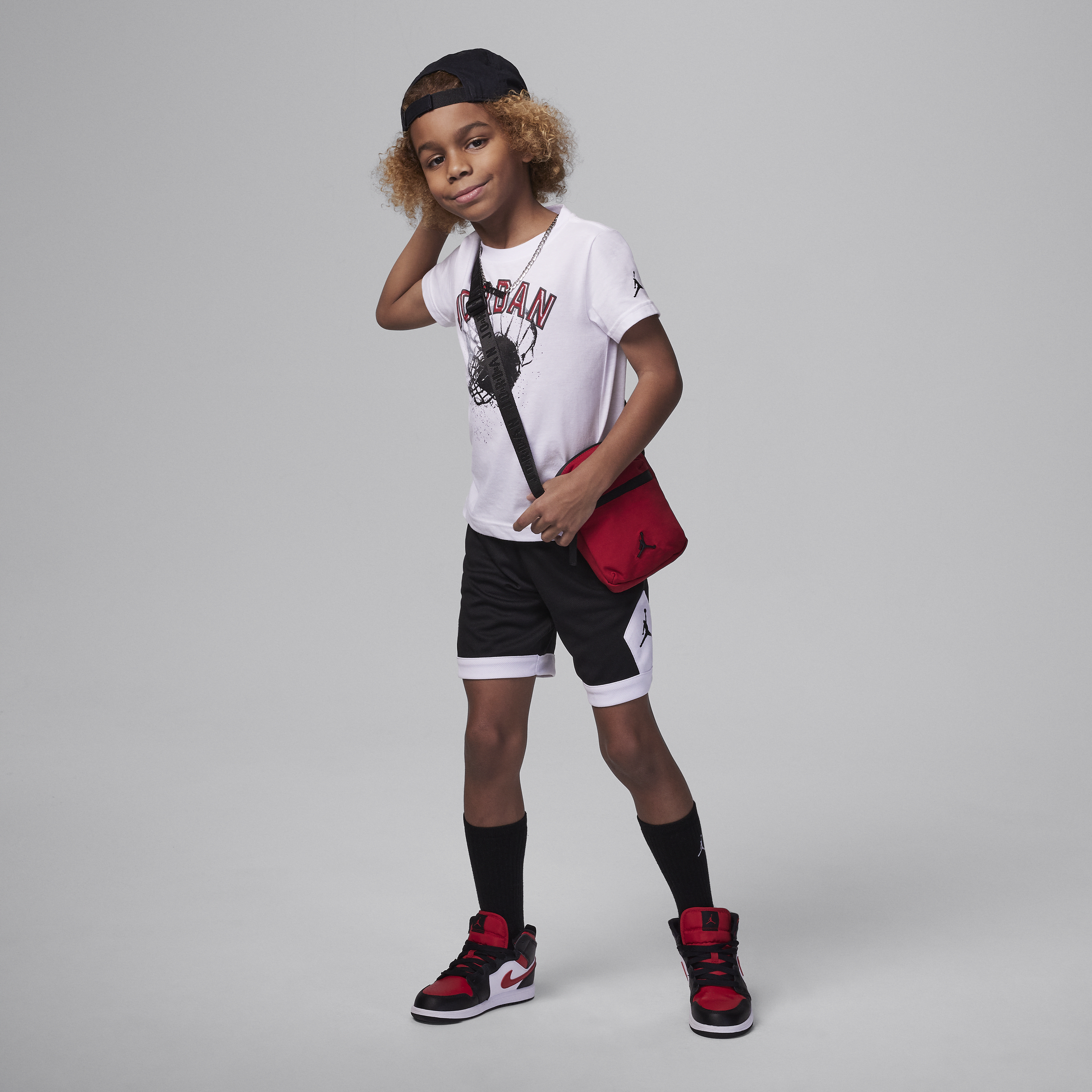 Nike Set di shorts in 2 pezzi Jordan Hoop Styles – Bambino/a - Nero