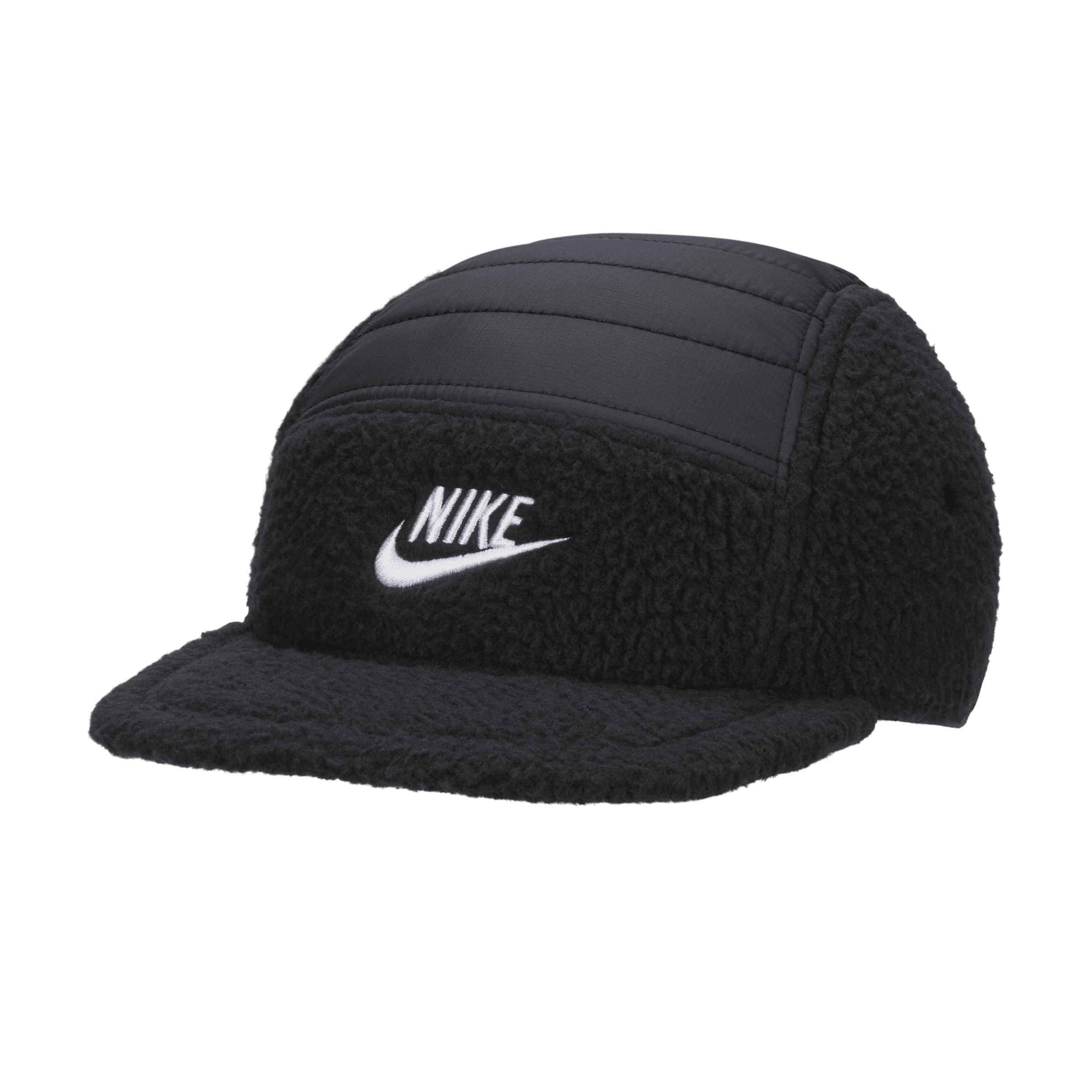 Cappello con visiera piatta a 5 pannelli non strutturato Nike Fly Cap - Nero