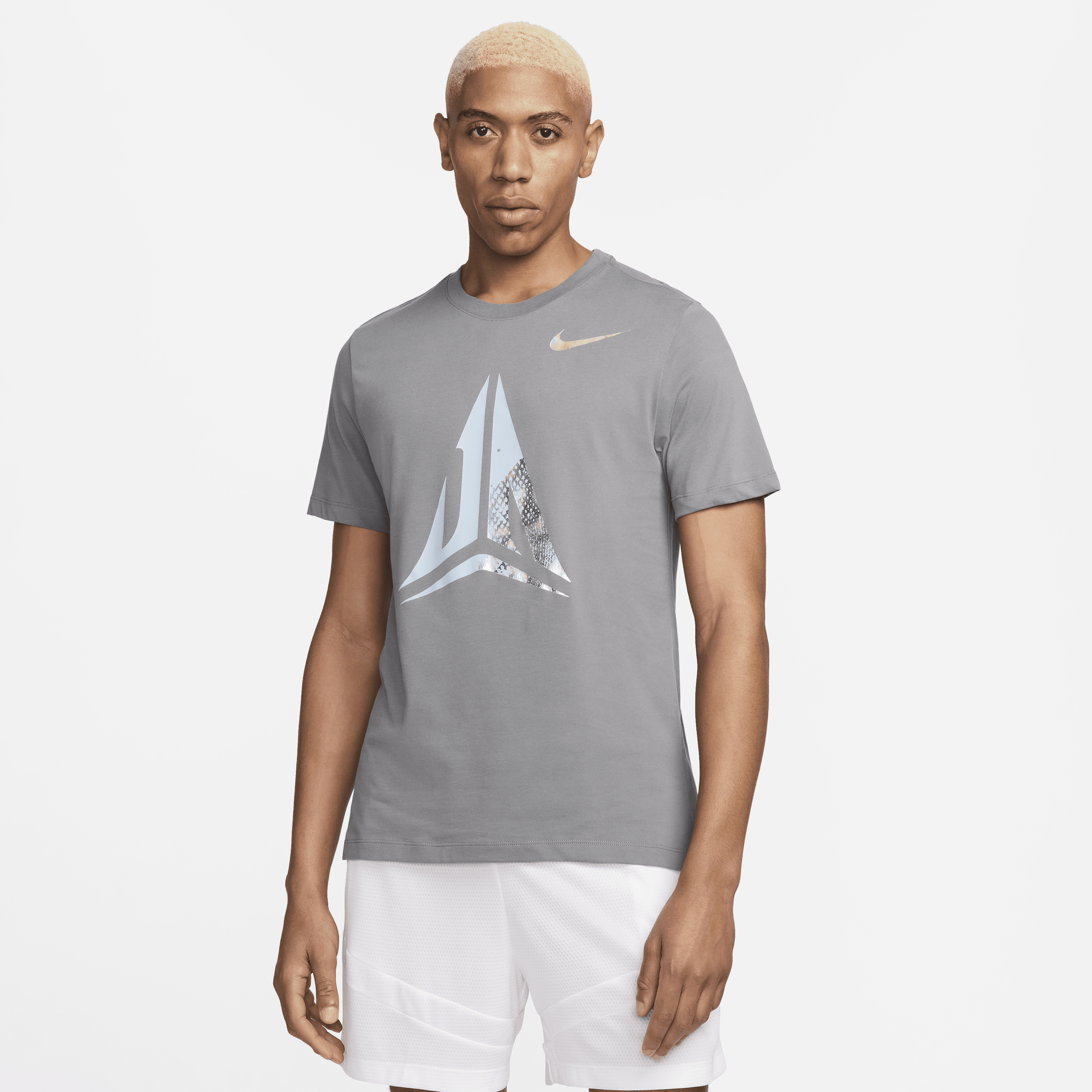 Nike Ja Dri-FIT basketbalshirt voor heren - Grijs