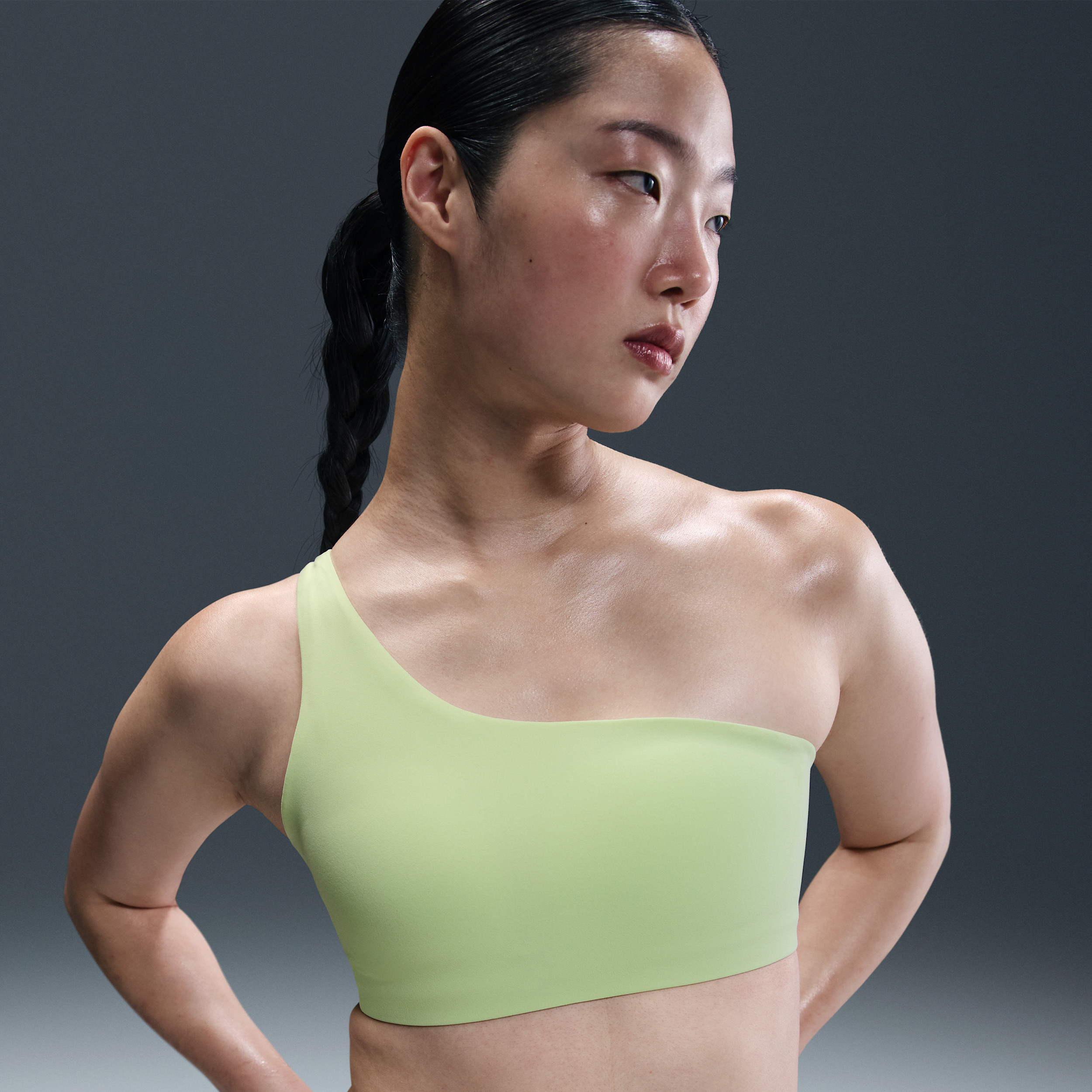 【ナイキ(NIKE)公式ストア】ナイキ ゼンビー アシンメトリカル ウィメンズ ライトサポート パッディド スポーツブラ HQ9183-701 イエロー 【ナイキ(NIKE)公式ストア】ナイキ ゼンビー アシンメトリカル ウィメンズ ライトサポート パッディド スポーツブラ HQ9183-701 イエロー