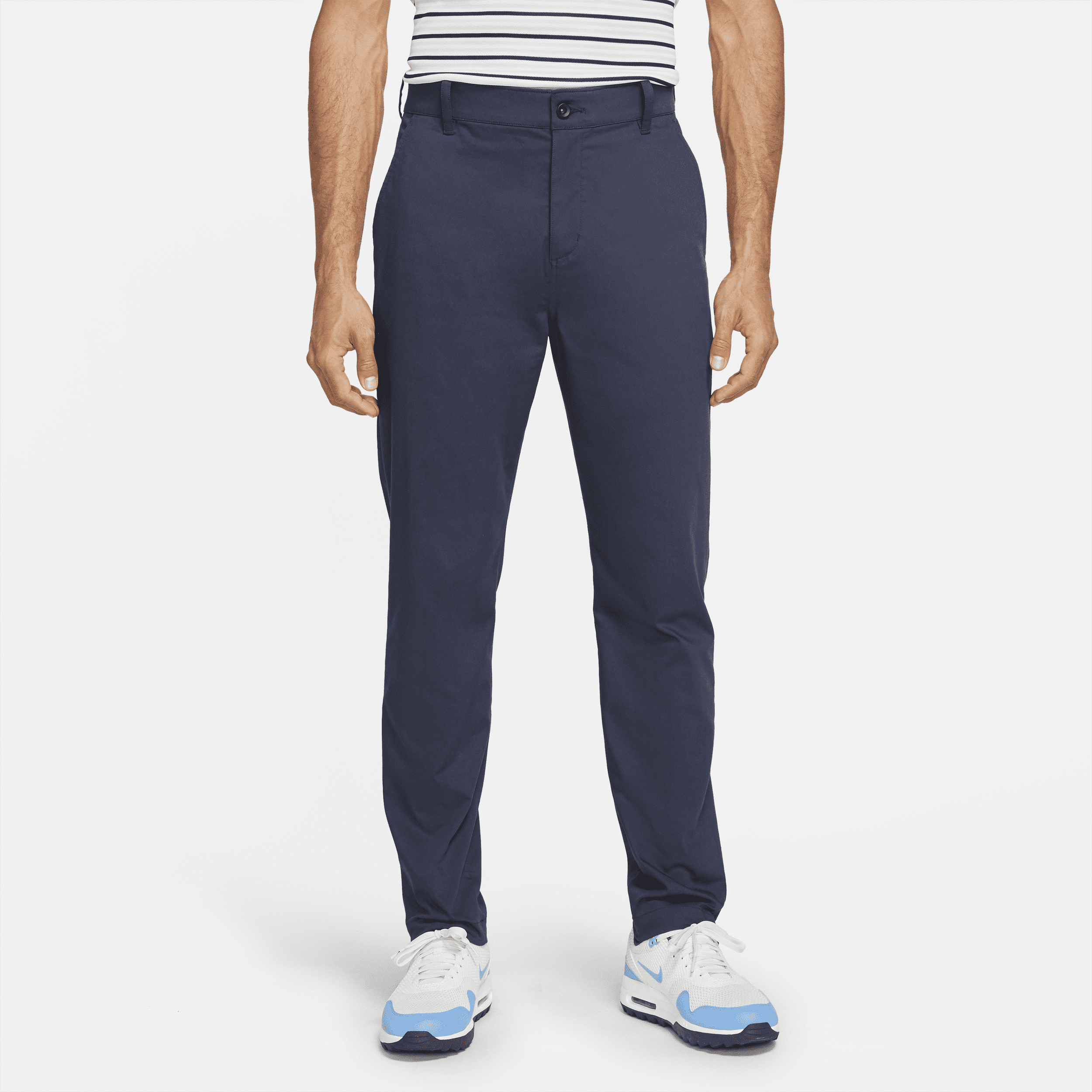 Nike Dri-FIT UV Chino golfbroek met slanke pasvorm voor heren - Blauw