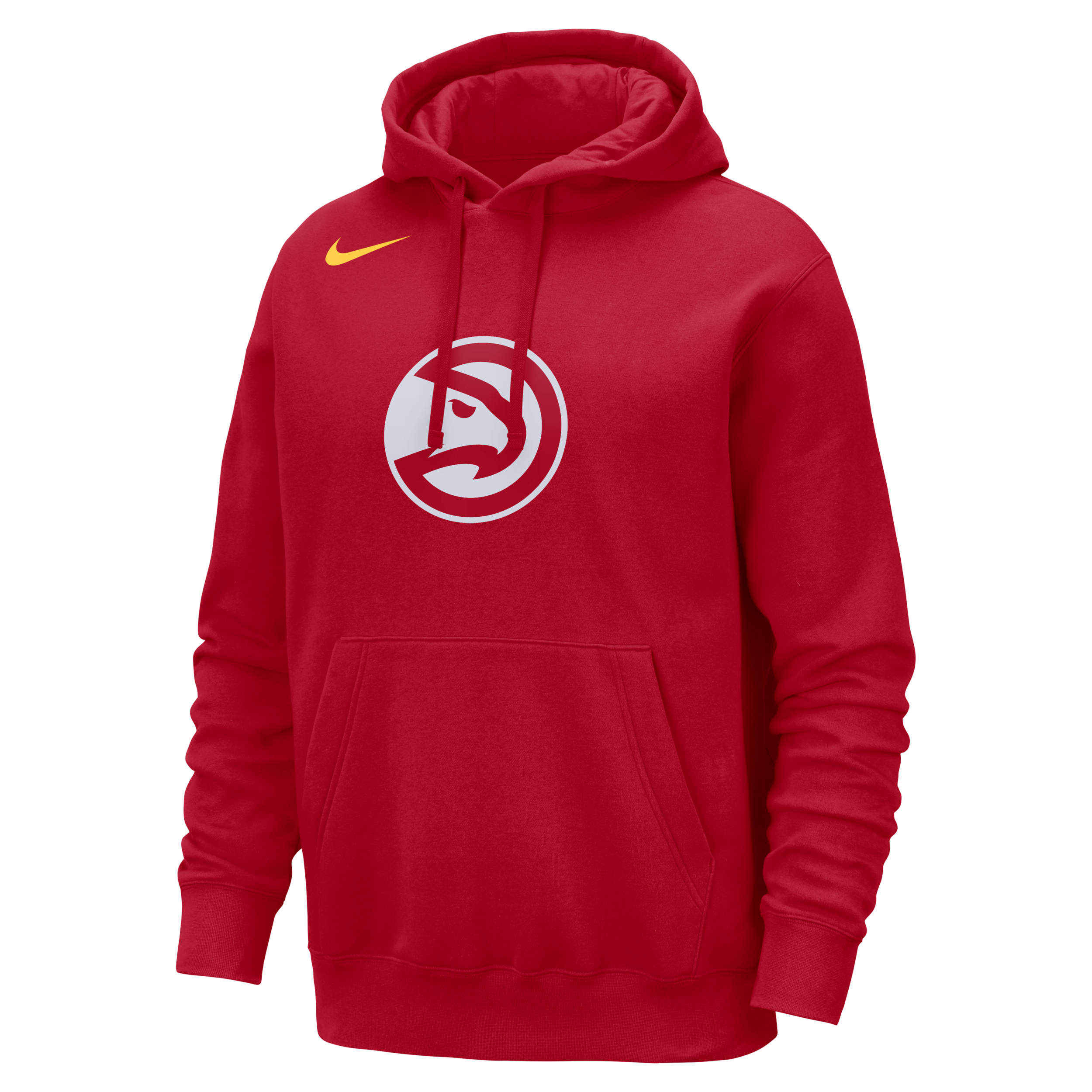 Atlanta Hawks-Club Nike NBA-pullover-hættetrøje til mænd - rød