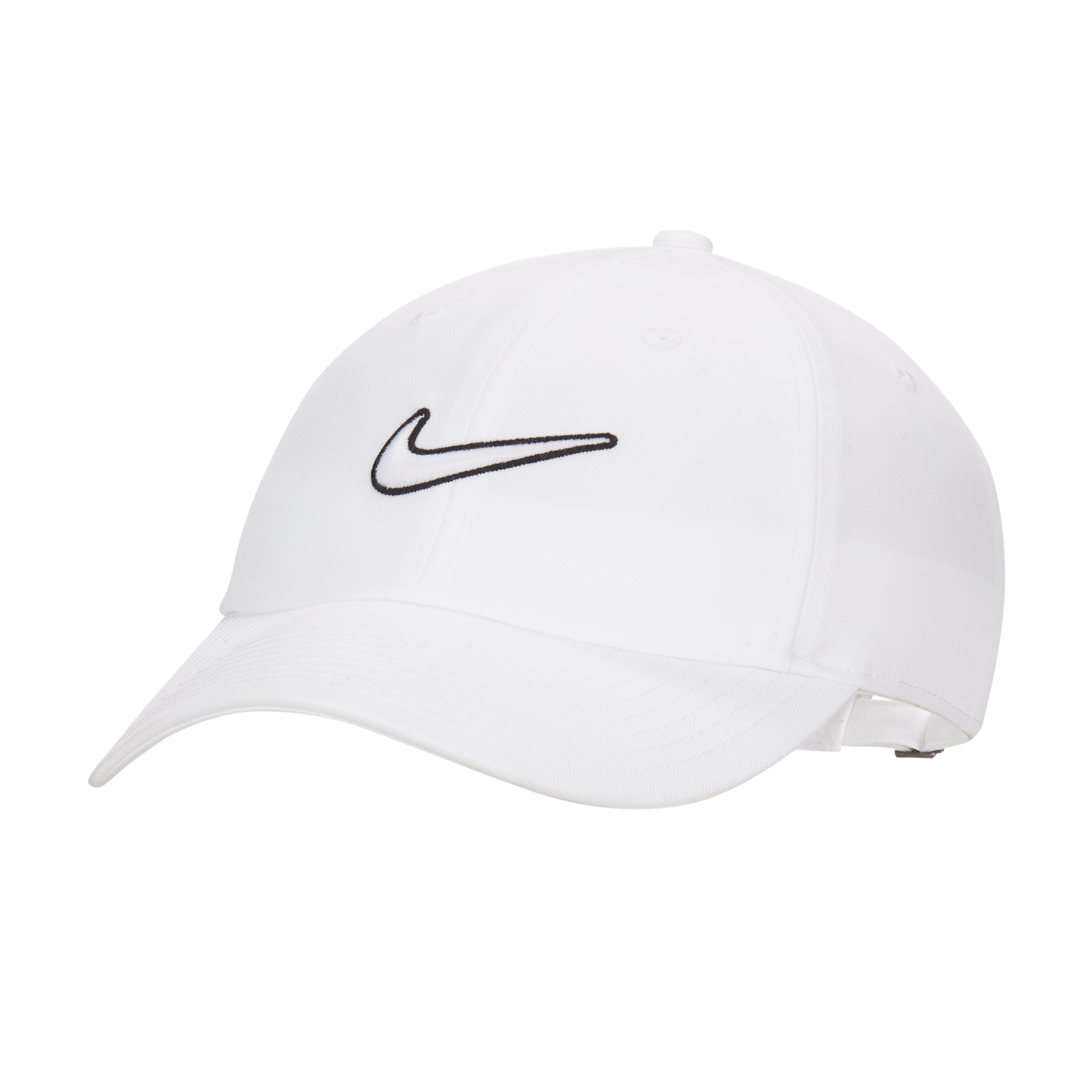 Cappello essenziale con Swoosh Nike Club - Bianco