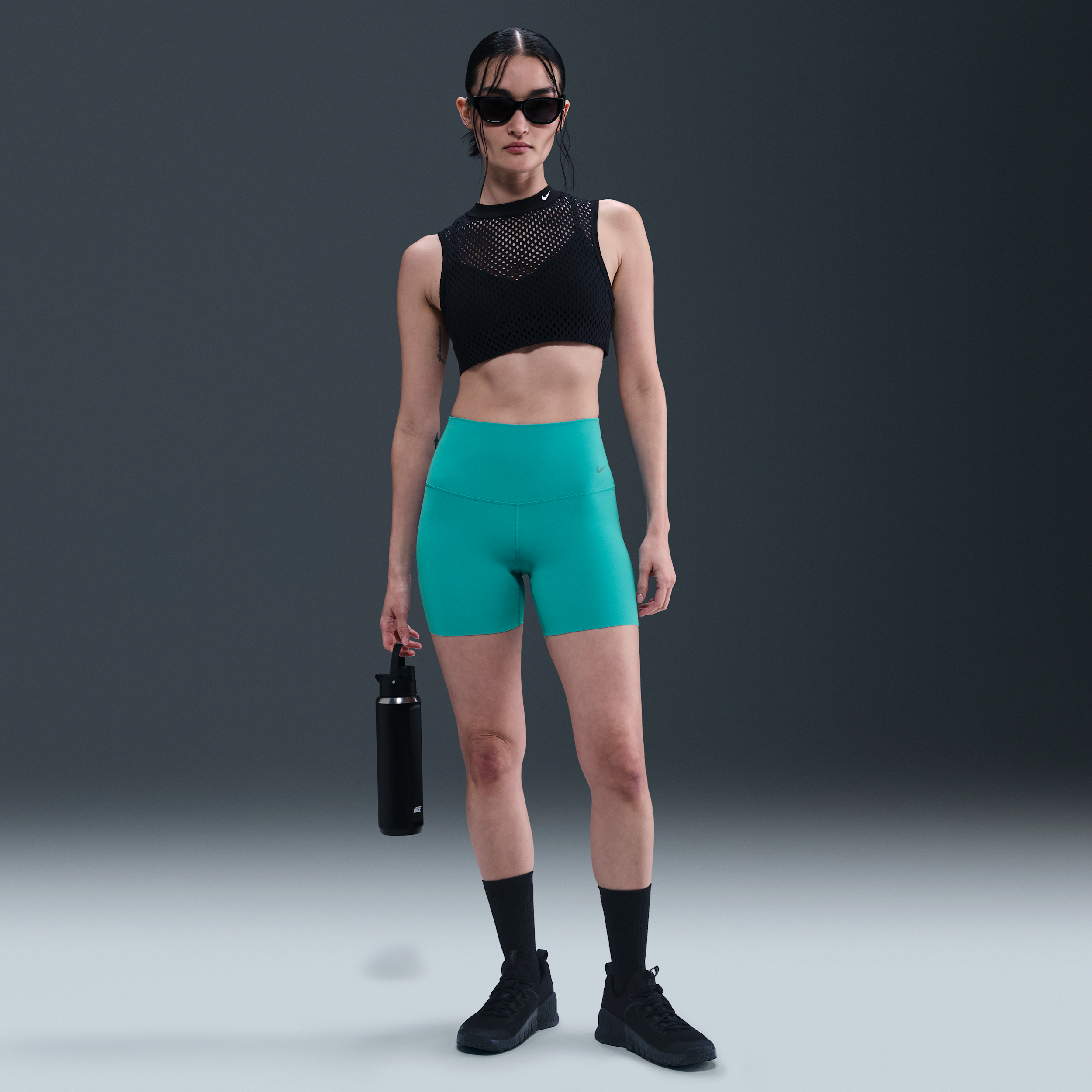 【ナイキ(NIKE)公式ストア】ナイキ ゼンビー ウィメンズ ジェントルサポート ハイウエスト 13cm バイカー ショートパンツ FN3157-345 グリーン 【ナイキ(NIKE)公式ストア】ナイキ ゼンビー ウィメンズ ジェントルサポート ハイウエスト 13cm バイカー ショートパンツ FN3157-345 グリーン