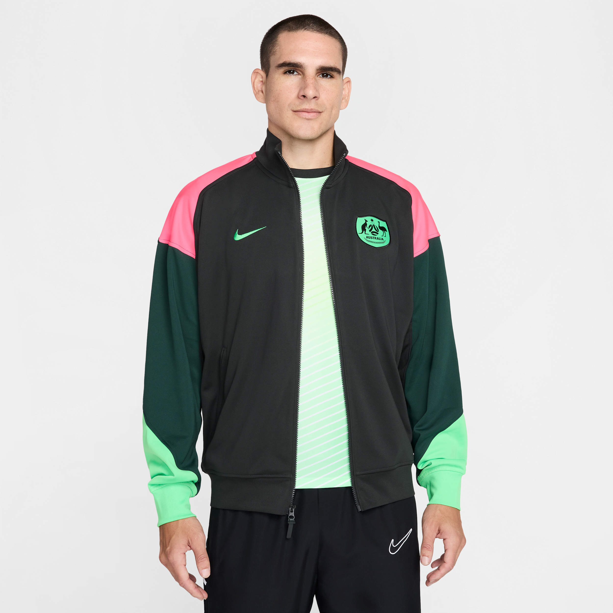 Giacca Anthem da calcio Nike Dri-FIT Australia Academy Pro – Uomo - Verde