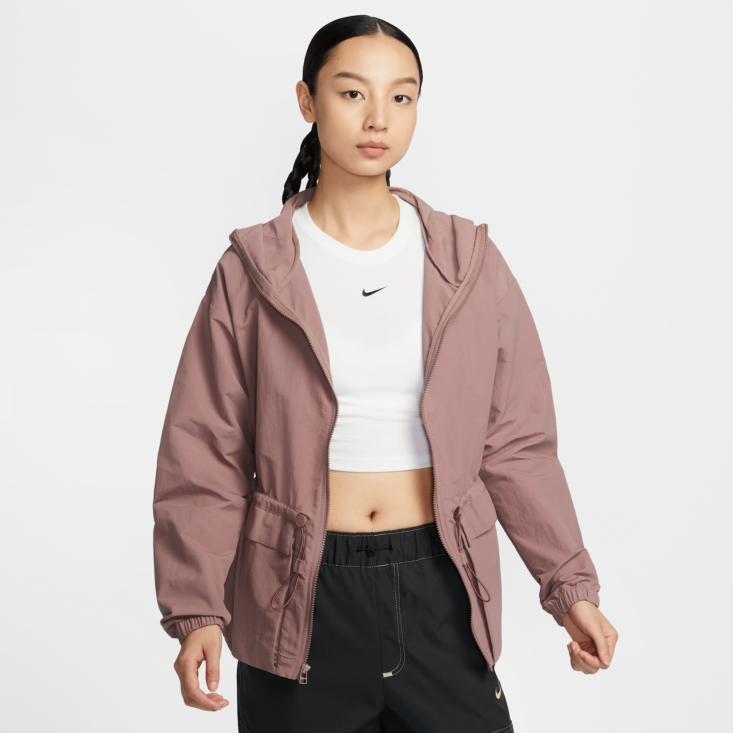 【ナイキ(NIKE)公式ストア】ナイキ スポーツウェア エブリシング ウーブン ウィメンズ オーバーサイズド フーデッド ジャケット FN3670-208 パープル 【ナイキ(NIKE)公式ストア】ナイキ スポーツウェア エブリシング ウーブン ウィメンズ オーバーサイズド フーデッド ジャケット FN3670-208 パープル