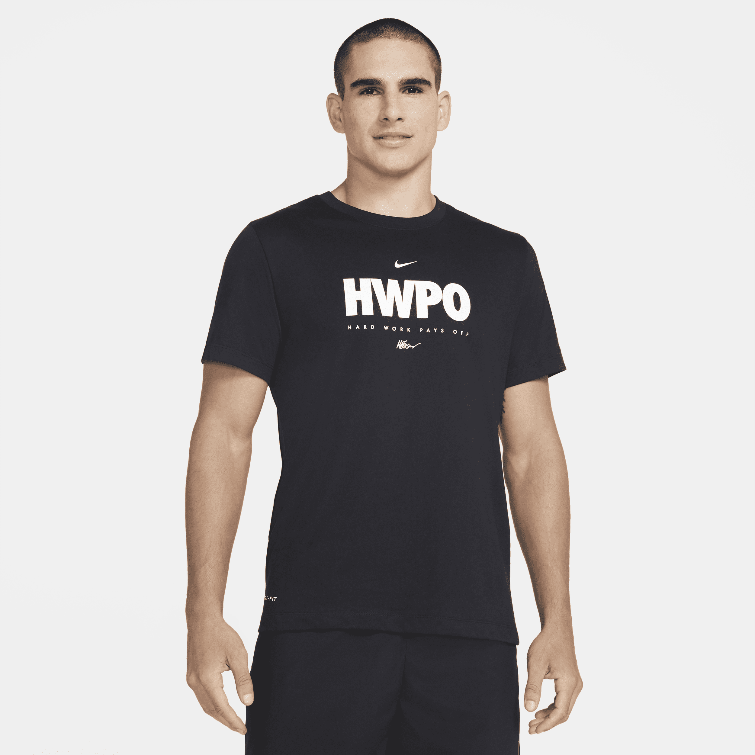 Nike Dri-FIT 'HWPO' Trainingsshirt voor heren - Zwart