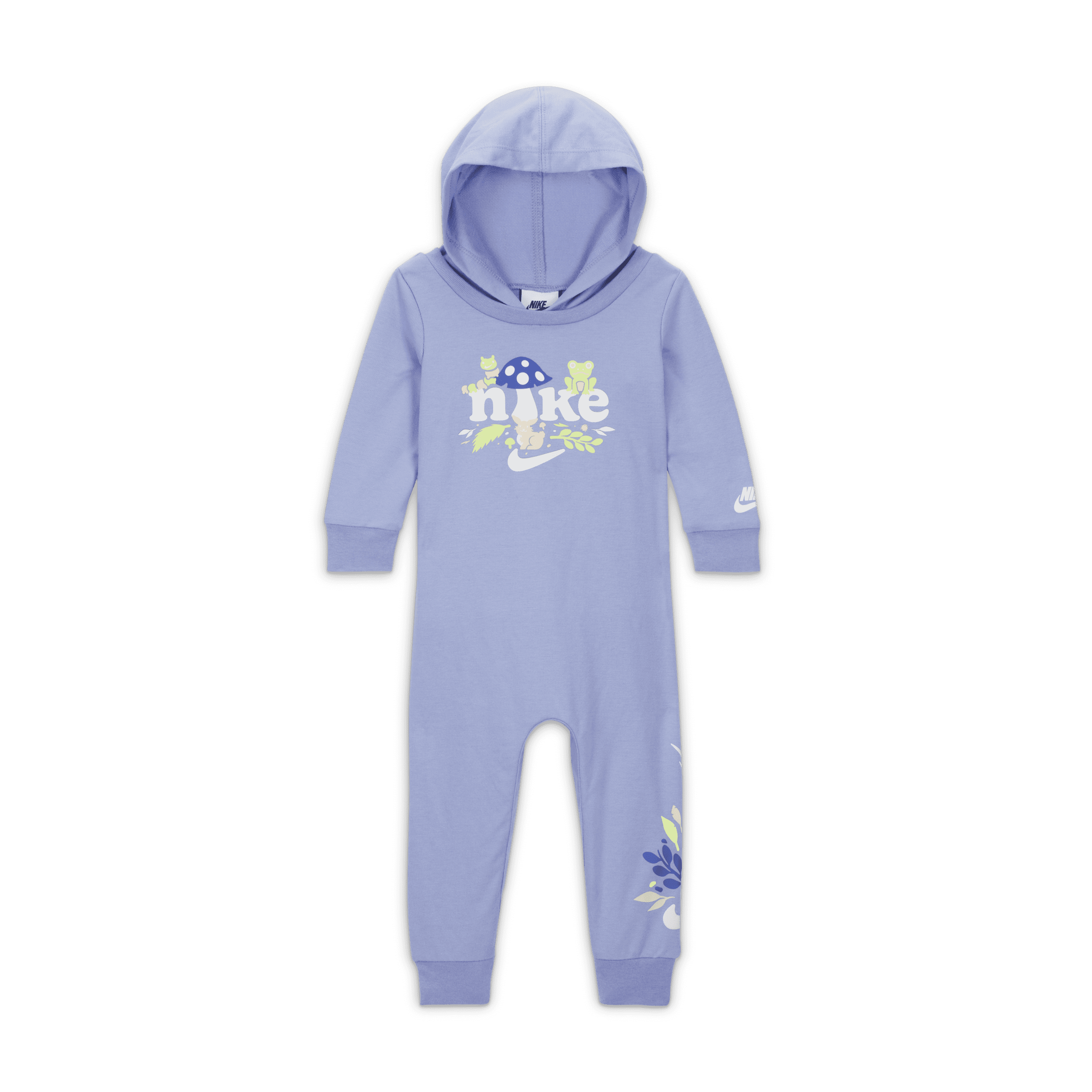 Tuta senza piede con cappuccio Forest Foragers Nike – Bebè (12-24 mesi) - Viola