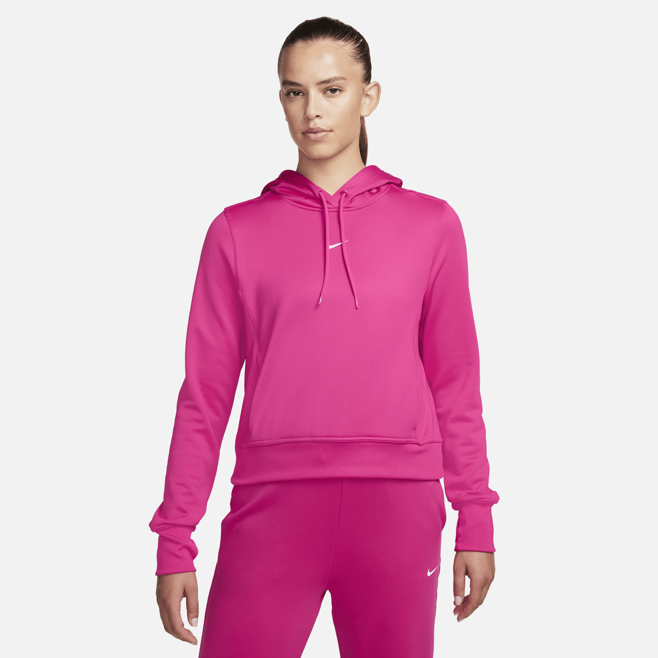Felpa pullover con cappuccio Nike Therma-FIT One – Donna - Rosa