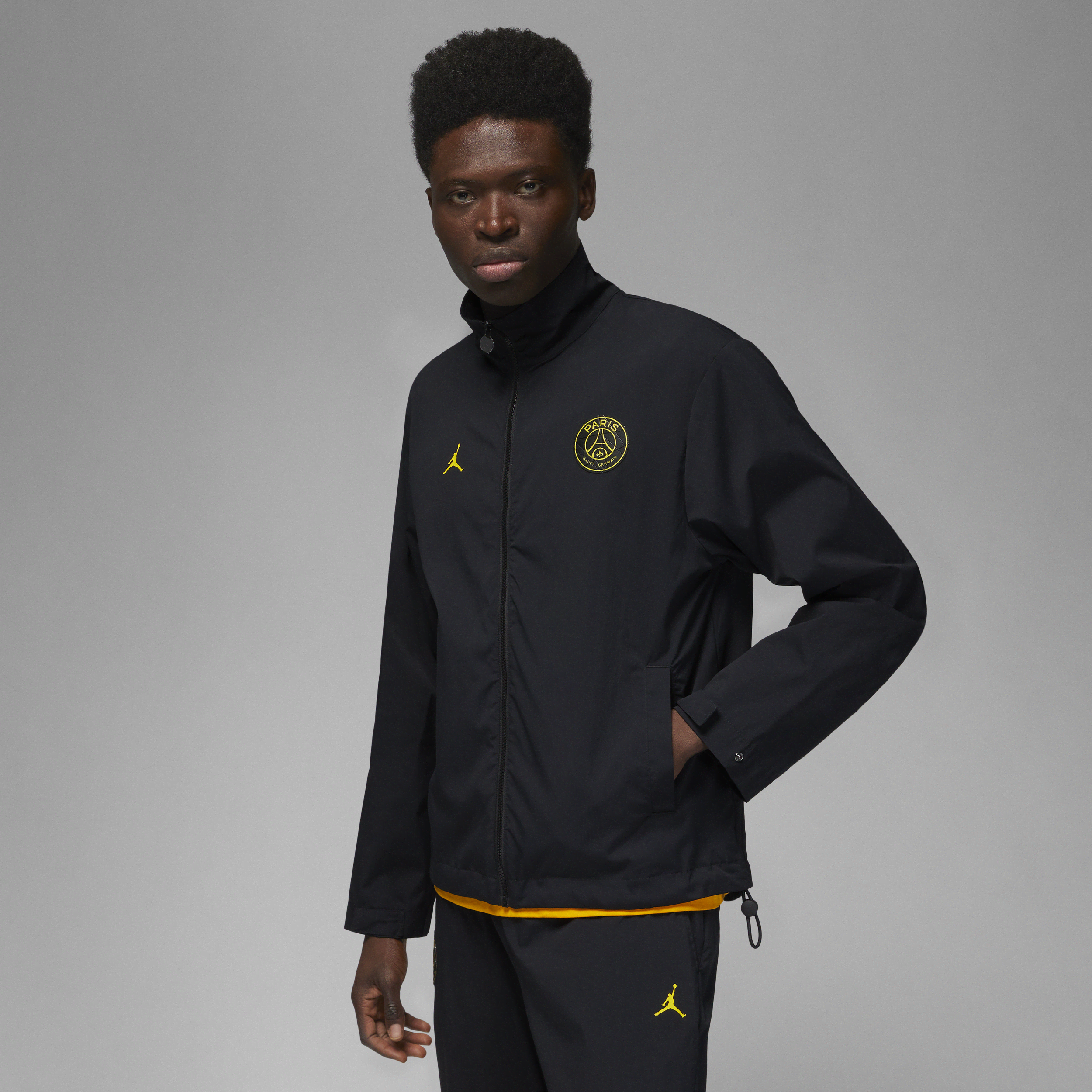 Nike Vævet Paris Saint-Germain-jakke til mænd - sort