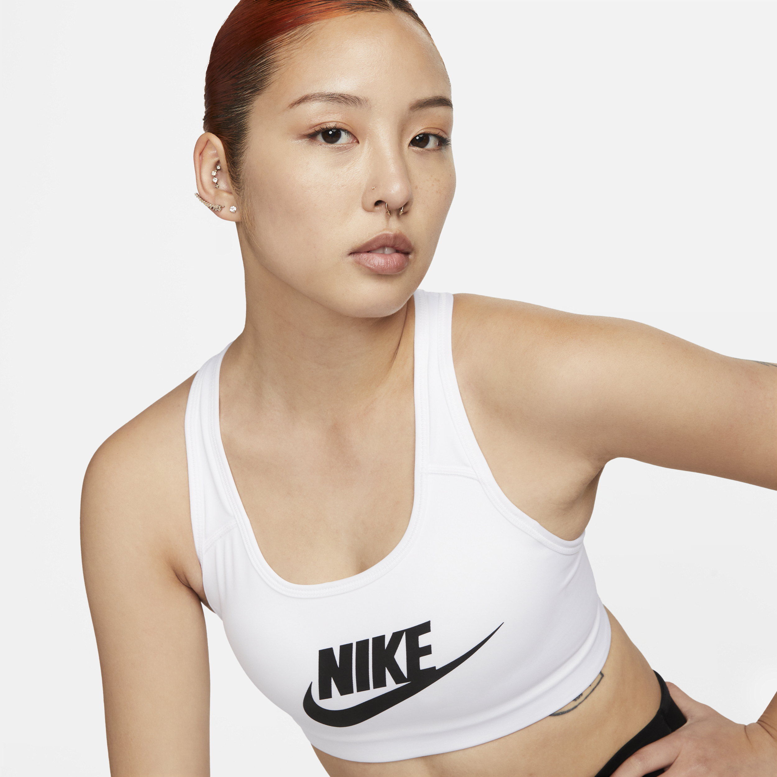 【ナイキ(NIKE)公式ストア】ナイキ スウッシュ ウィメンズ ミディアムサポート スポーツブラ 899371-100 ホワイト 【ナイキ(NIKE)公式ストア】ナイキ スウッシュ ウィメンズ ミディアムサポート スポーツブラ 899371-100 ホワイト