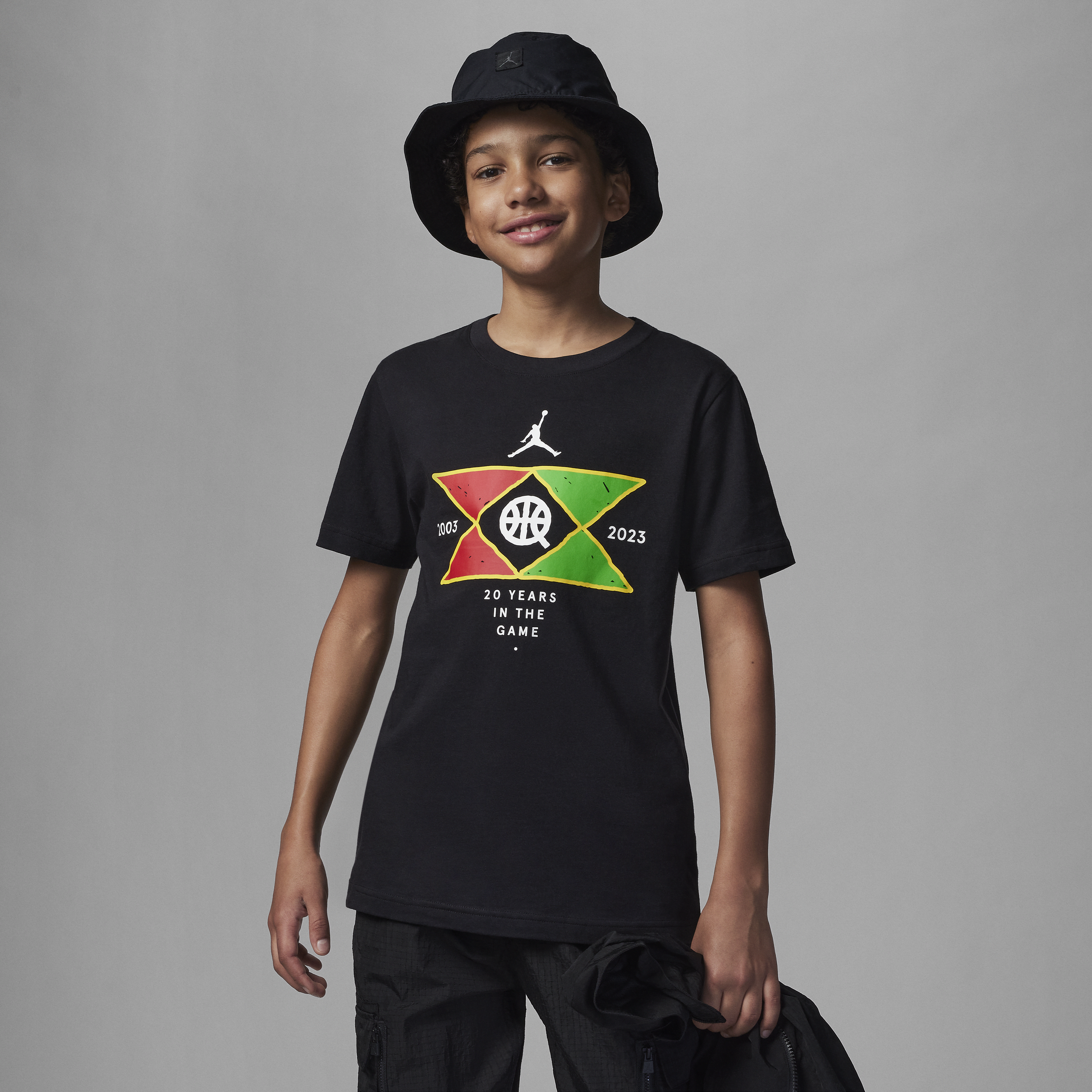 Jordan X Quai 54 Tee Camiseta - Niño/a - Negro