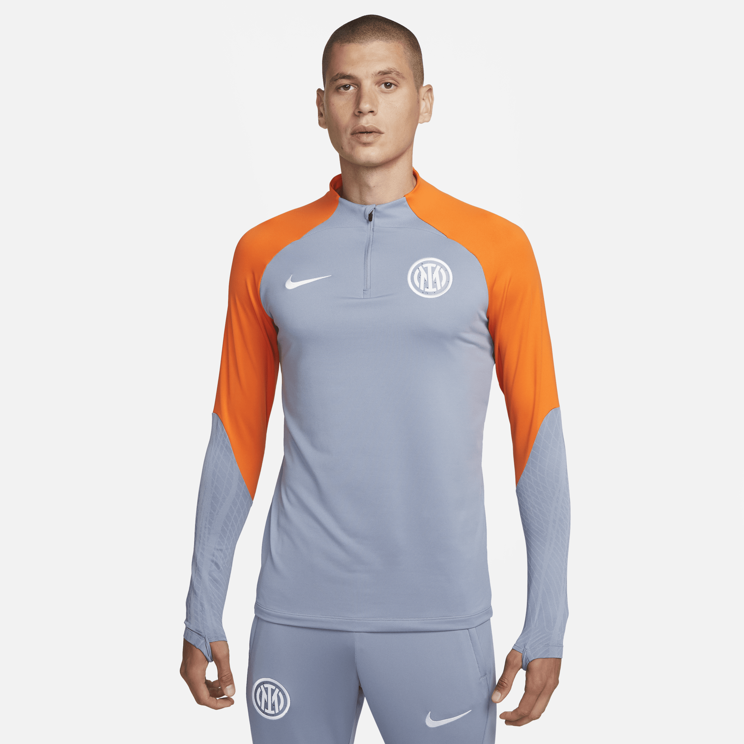 Maglia da calcio per allenamento in maglia Nike Dri-FIT Inter Strike da uomo – Terza - Blu