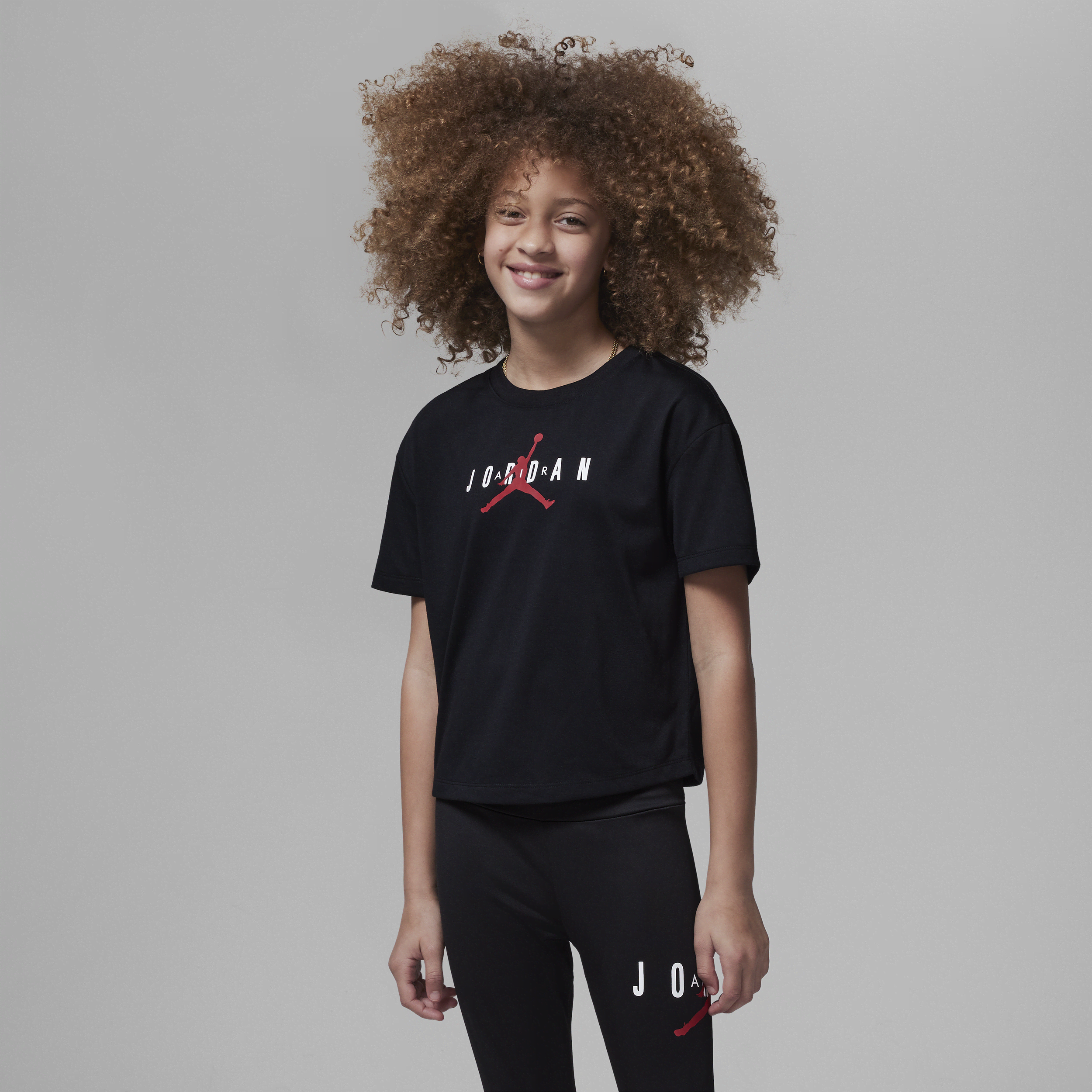 Jordan-T-shirt til større børn - sort