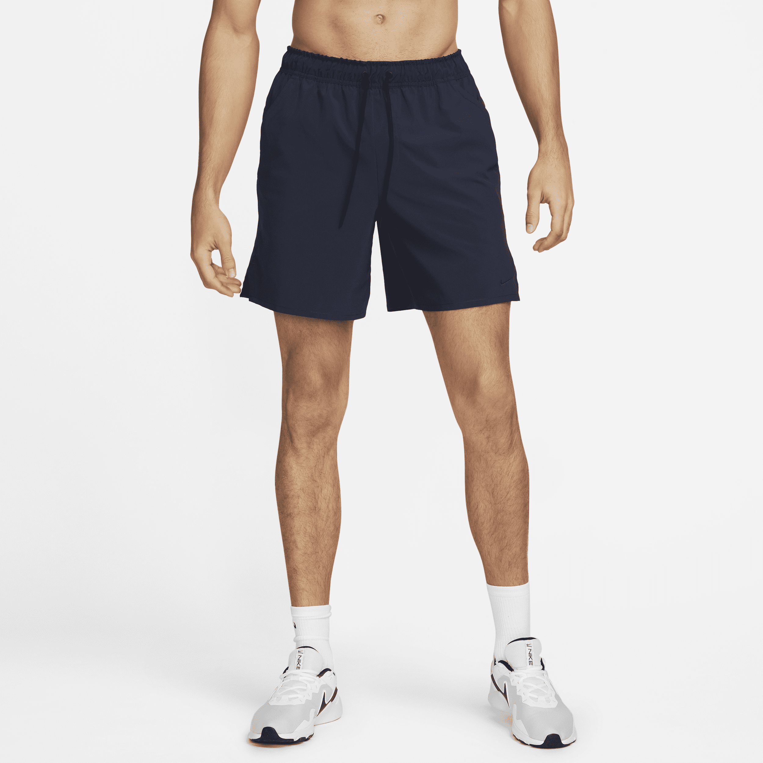 Alsidige Nike Unlimited-Dri-FIT-shorts (18 cm) uden for til mænd - blå